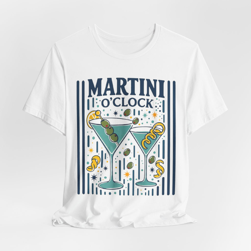 Martini O'Clock Martini Tee | Cocktail Graphic Shirt
