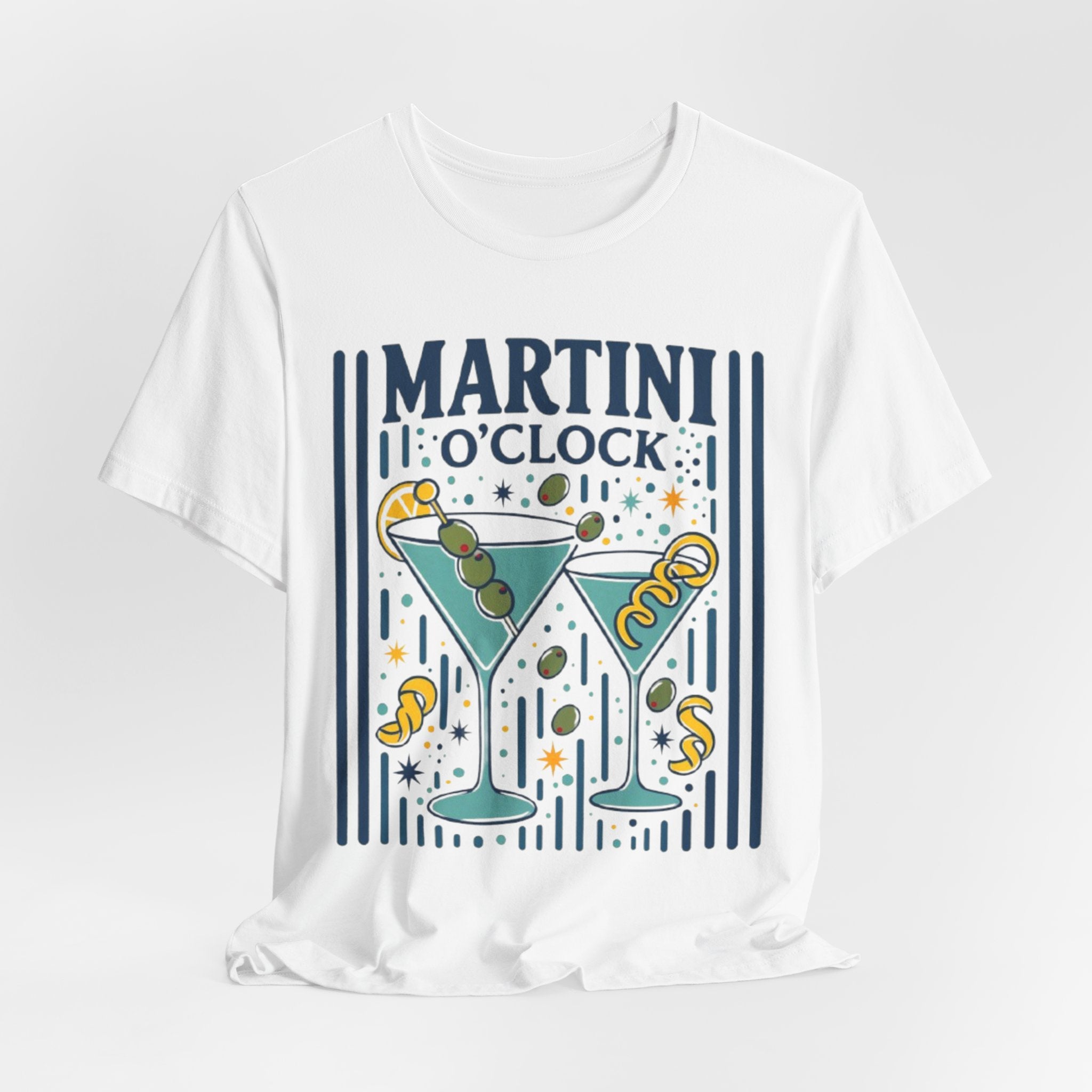 Martini O'Clock Martini Tee | Cocktail Graphic Shirt
