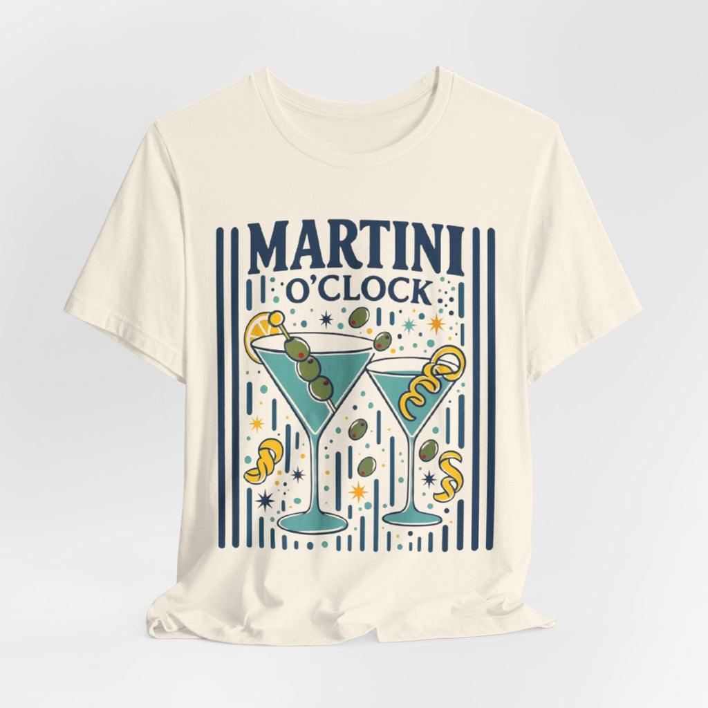 Martini O'Clock Martini Tee | Cocktail Graphic Shirt