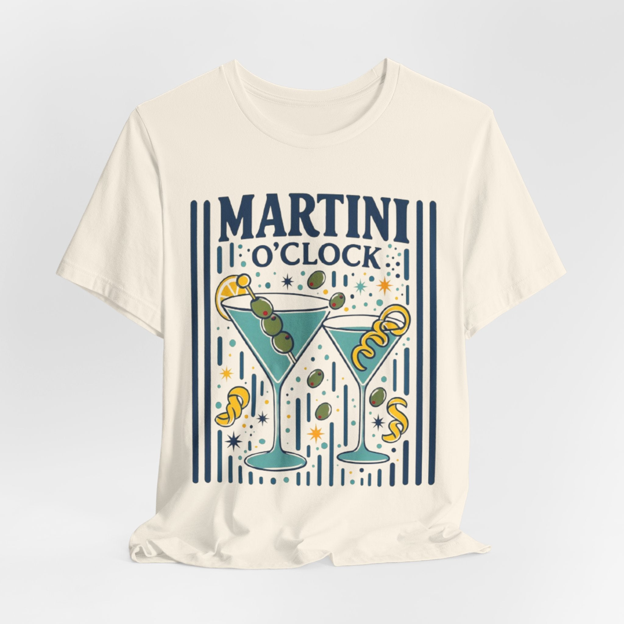 Martini O'Clock Martini Tee | Cocktail Graphic Shirt