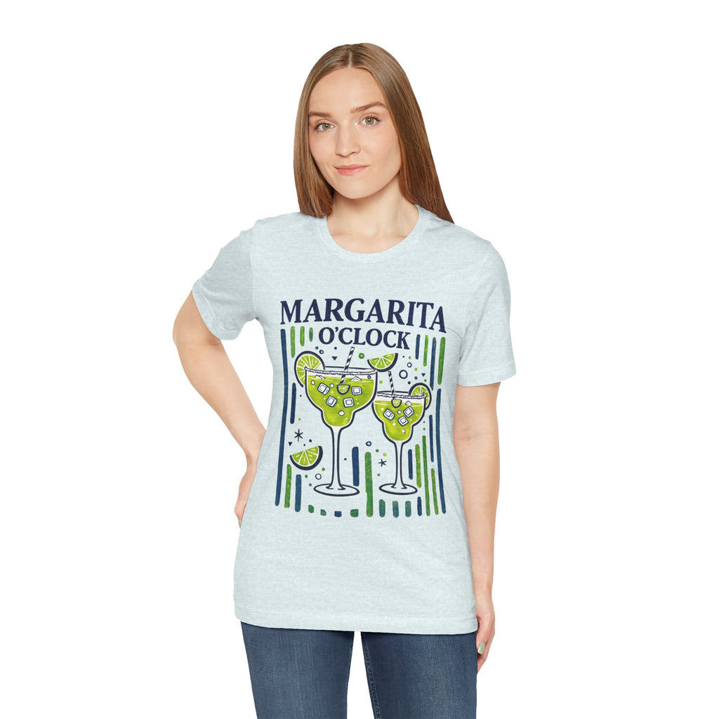 Margarita O'Clock Tee | Margarita Glasses Illustration
