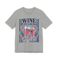 Wine O'Clock T-Shirt | Wine Glasses, Grapes, Vintage Stripes