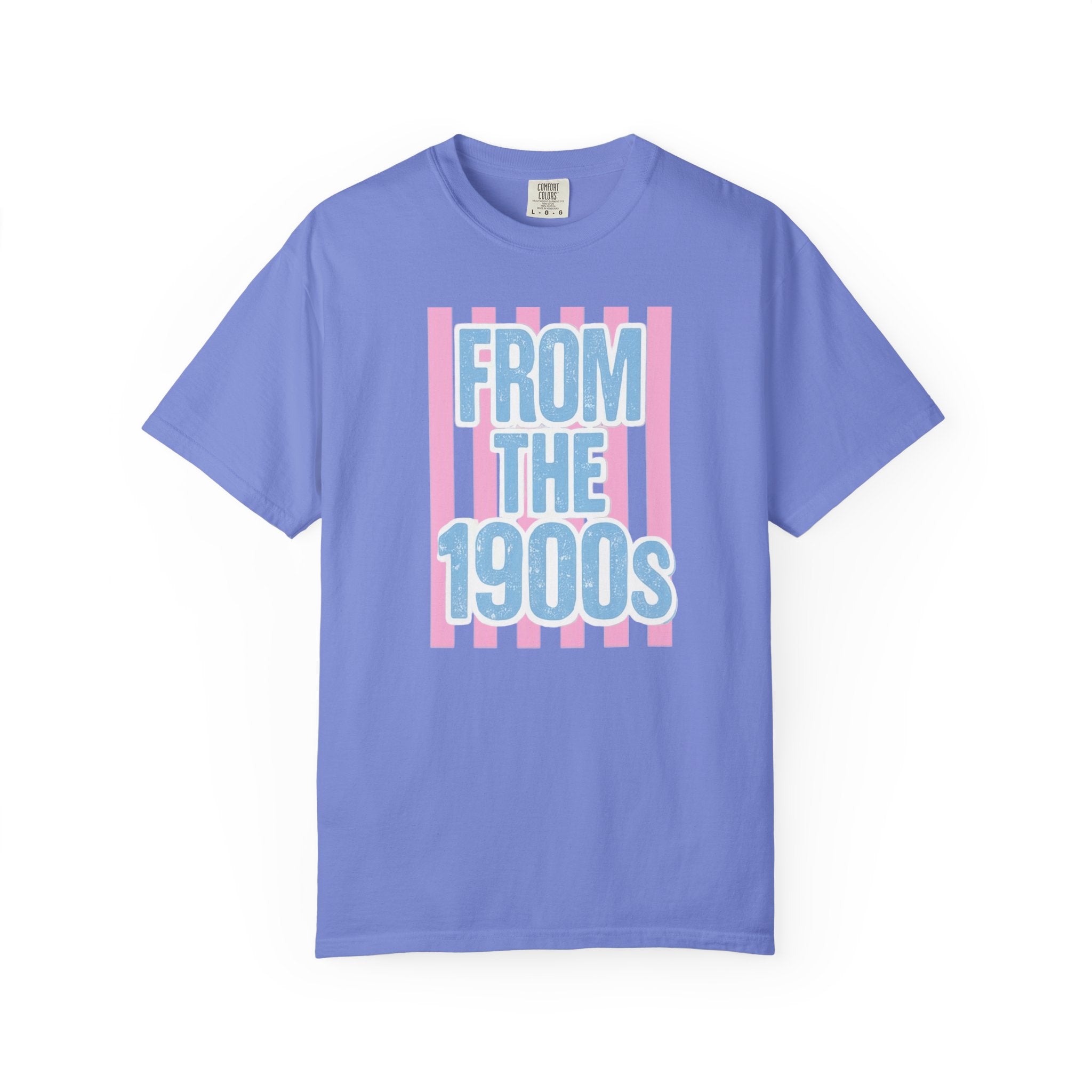 "From the 1900s" Retro Graphic Tee | Funny Millennial 90s Nostalgia Shirt | Pastel Aesthetic Comfort Colors Oversized Streetwear Top
