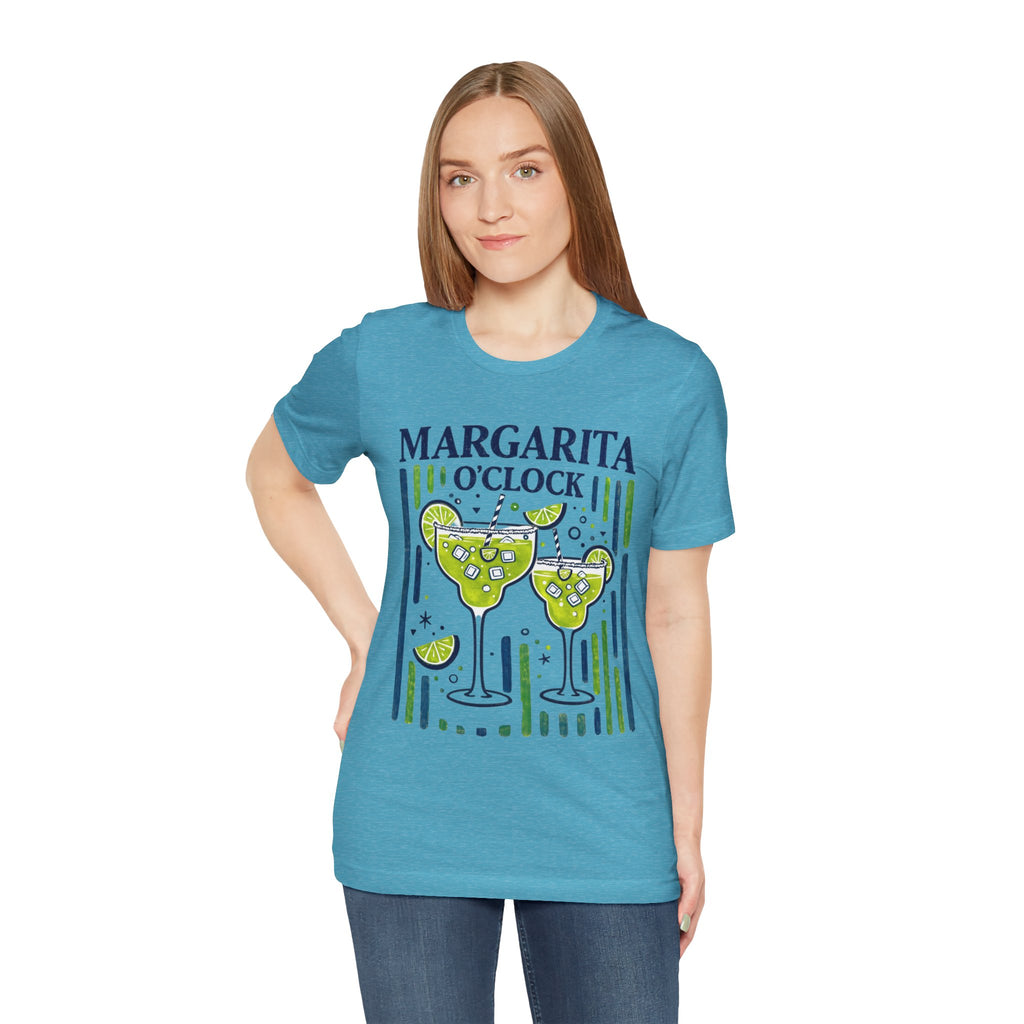 Margarita O'Clock Tee | Margarita Glasses Illustration