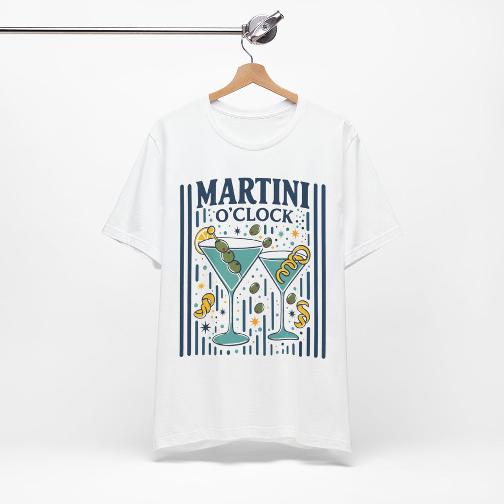 Martini O'Clock Martini Tee | Cocktail Graphic Shirt