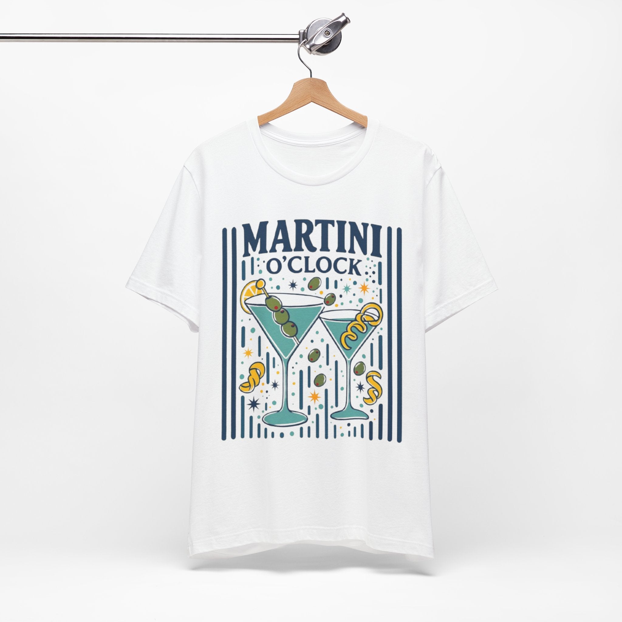 Martini O'Clock Martini Tee | Cocktail Graphic Shirt