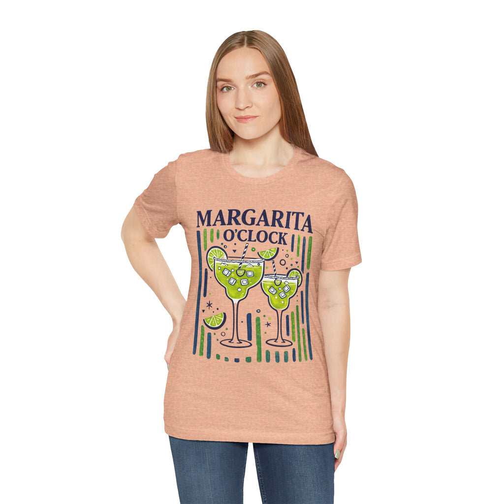 Margarita O'Clock Tee | Margarita Glasses Illustration