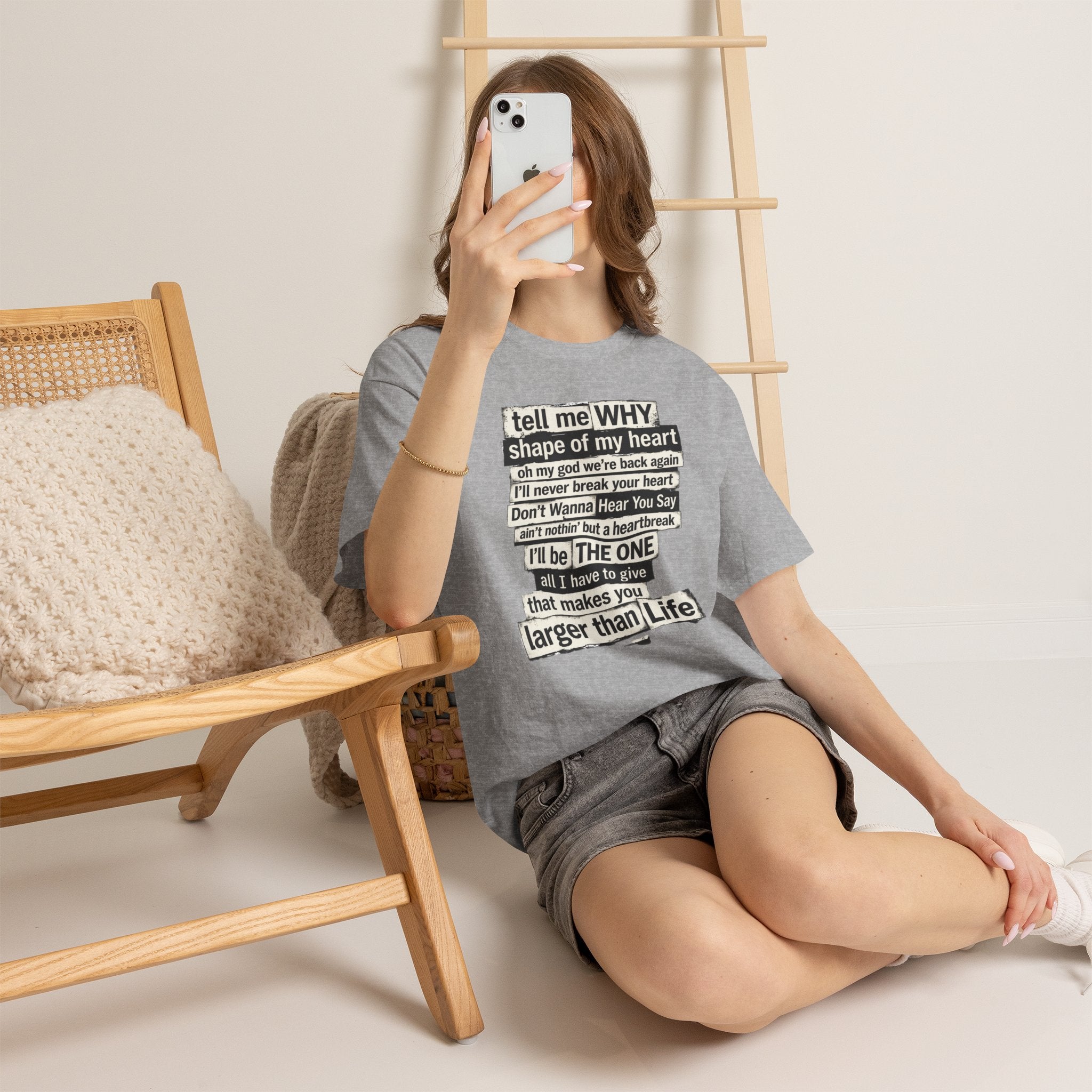 90's Boy Band Nostalgia Lyrics Tee | Concert Shirt for Vegas Sphere Residency