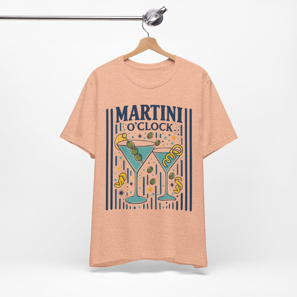 Martini O'Clock Martini Tee | Cocktail Graphic Shirt