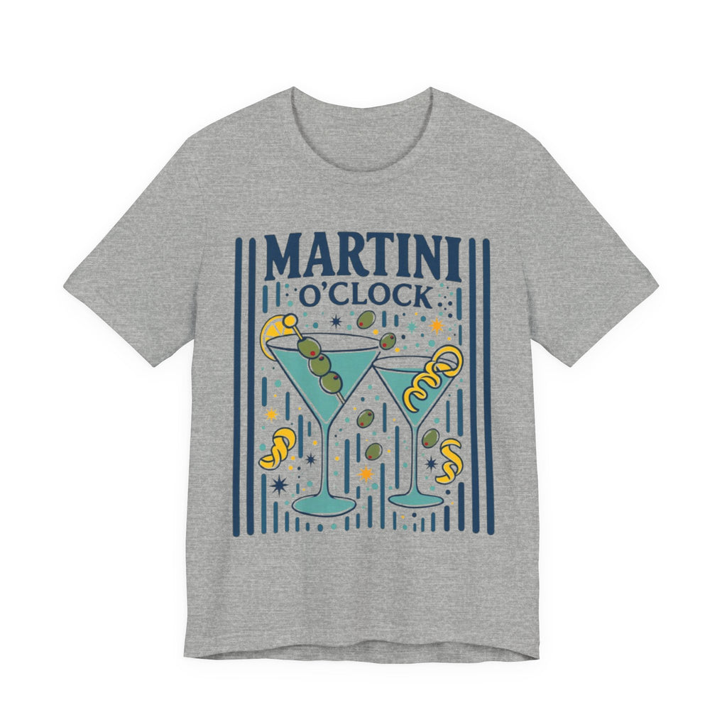 Martini O'Clock Martini Tee | Cocktail Graphic Shirt