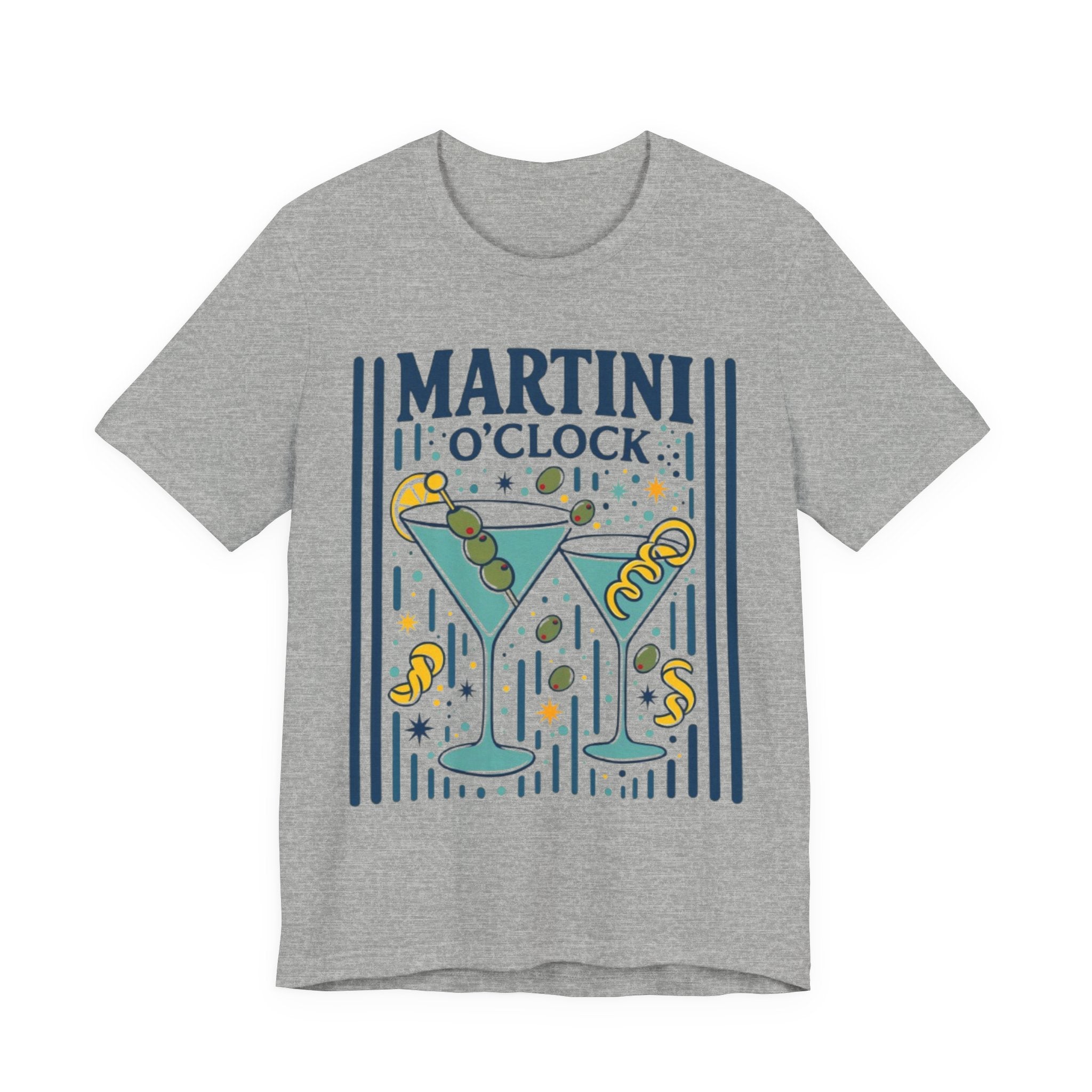 Martini O'Clock Martini Tee | Cocktail Graphic Shirt