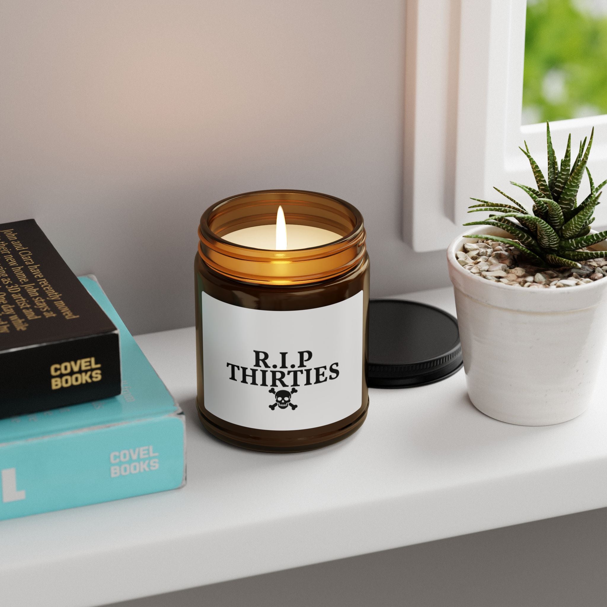 R.I.P. Thirties Candle amber jar | Soy Candle