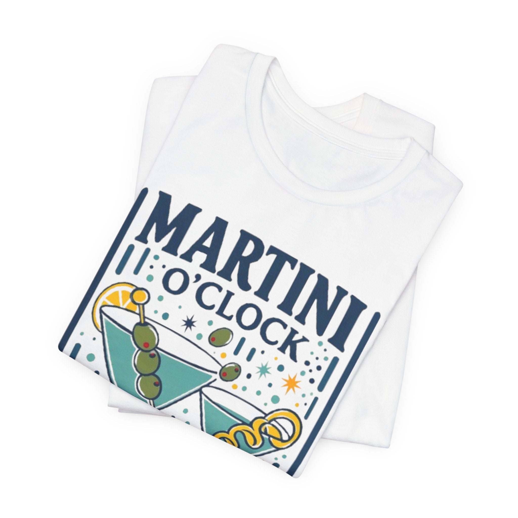 Martini O'Clock Martini Tee | Cocktail Graphic Shirt
