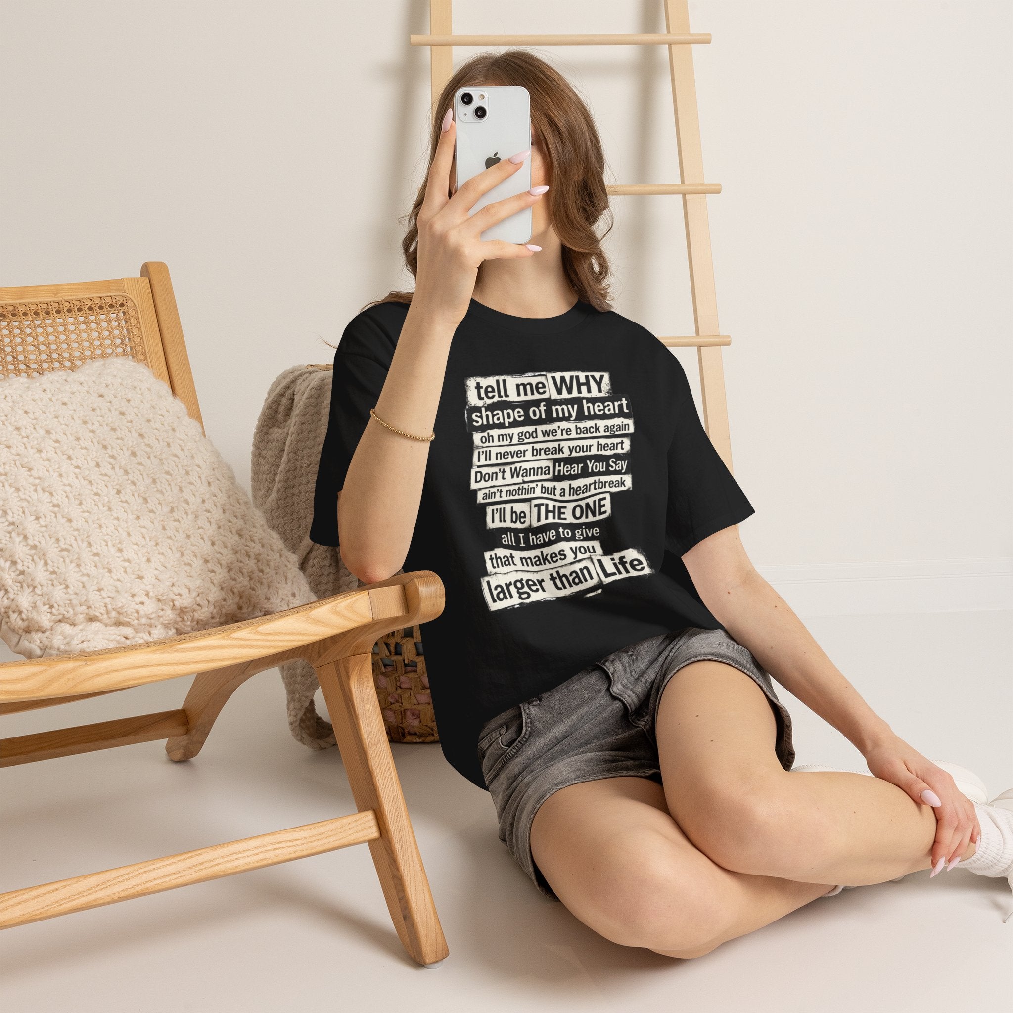 90's Boy Band Nostalgia Lyrics Tee | Concert Shirt for Vegas Sphere Residency