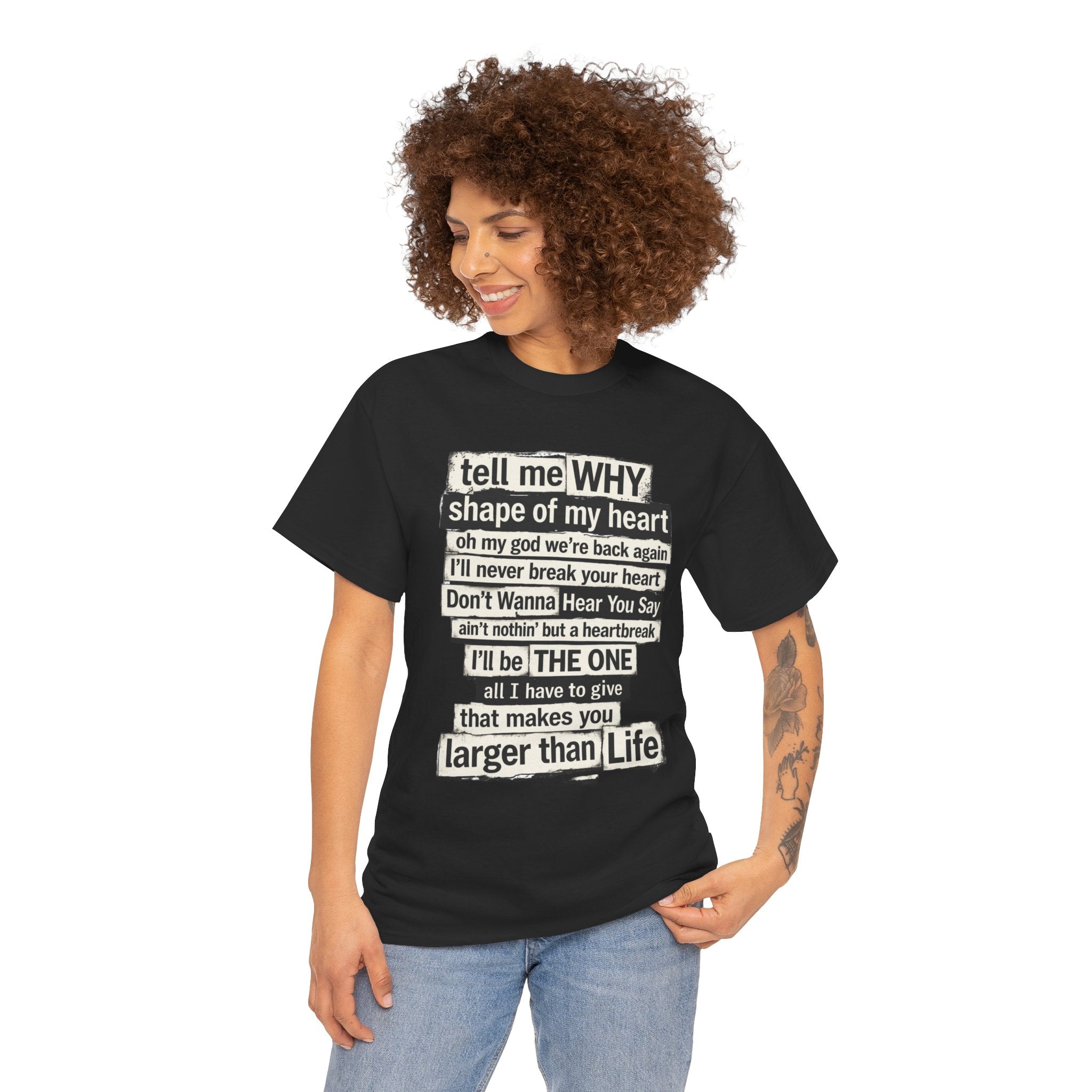 90's Boy Band Nostalgia Lyrics Tee | Concert Shirt for Vegas Sphere Residency