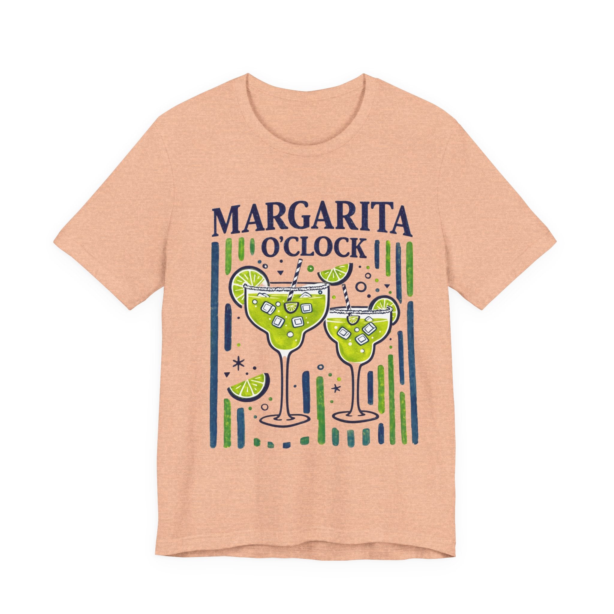 Margarita O'Clock Tee | Margarita Glasses Illustration