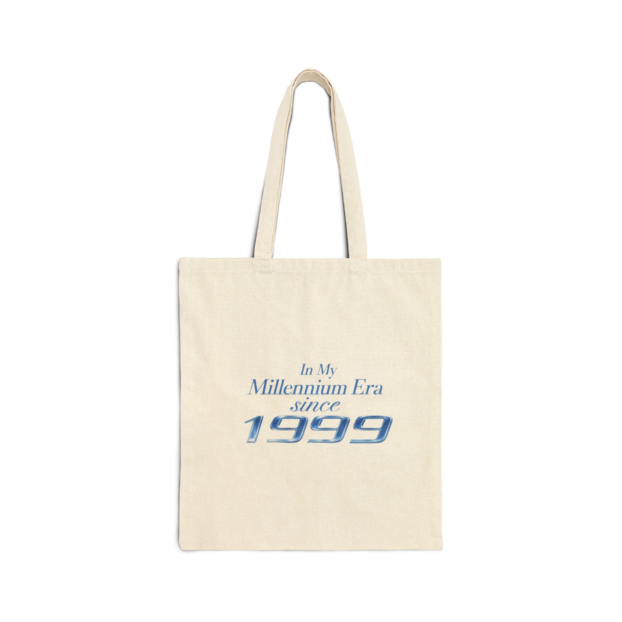 Millennium Era Since 1999 Tote Bag | Vintage 90s Nostalgia Canvas