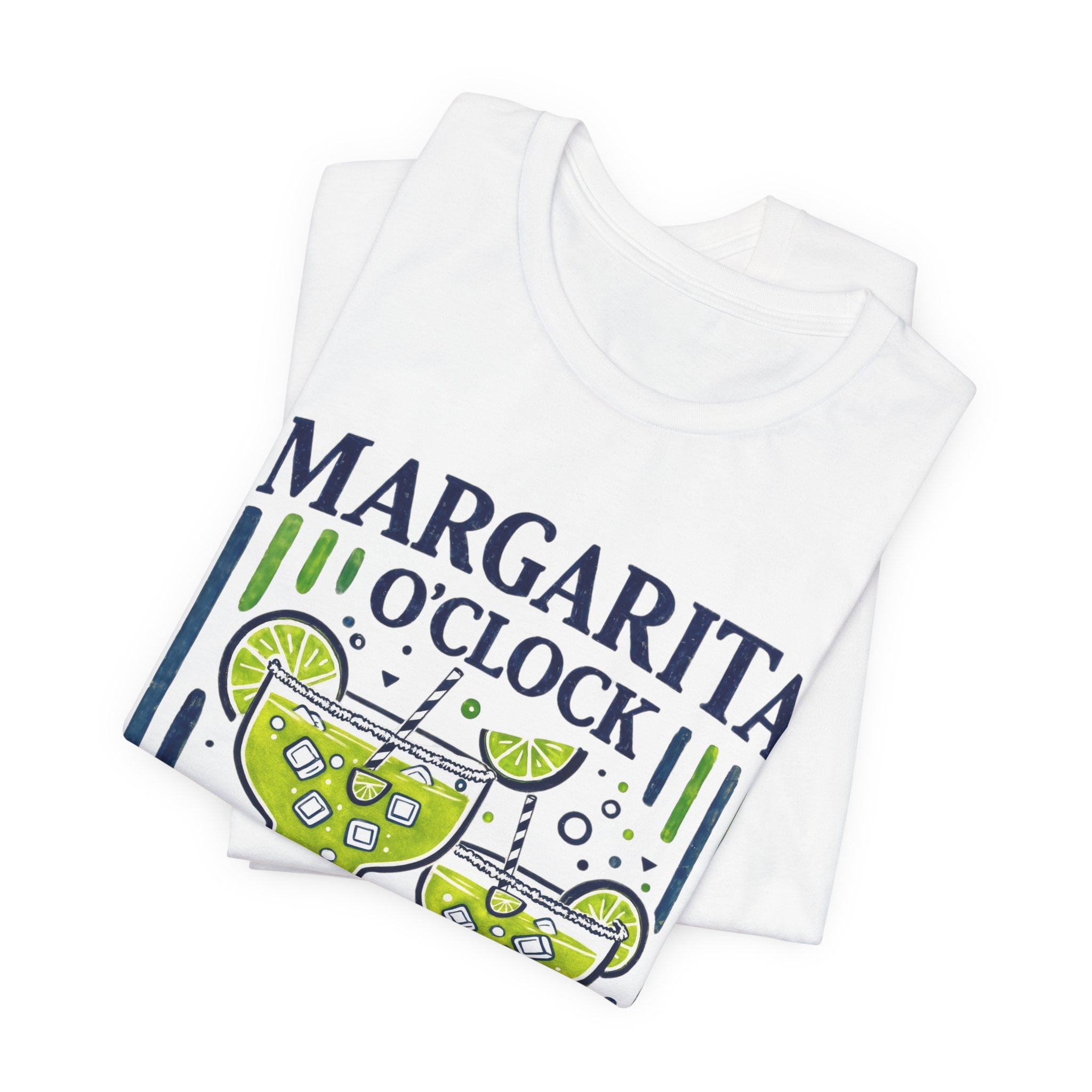 Margarita O'Clock Tee | Margarita Glasses Illustration