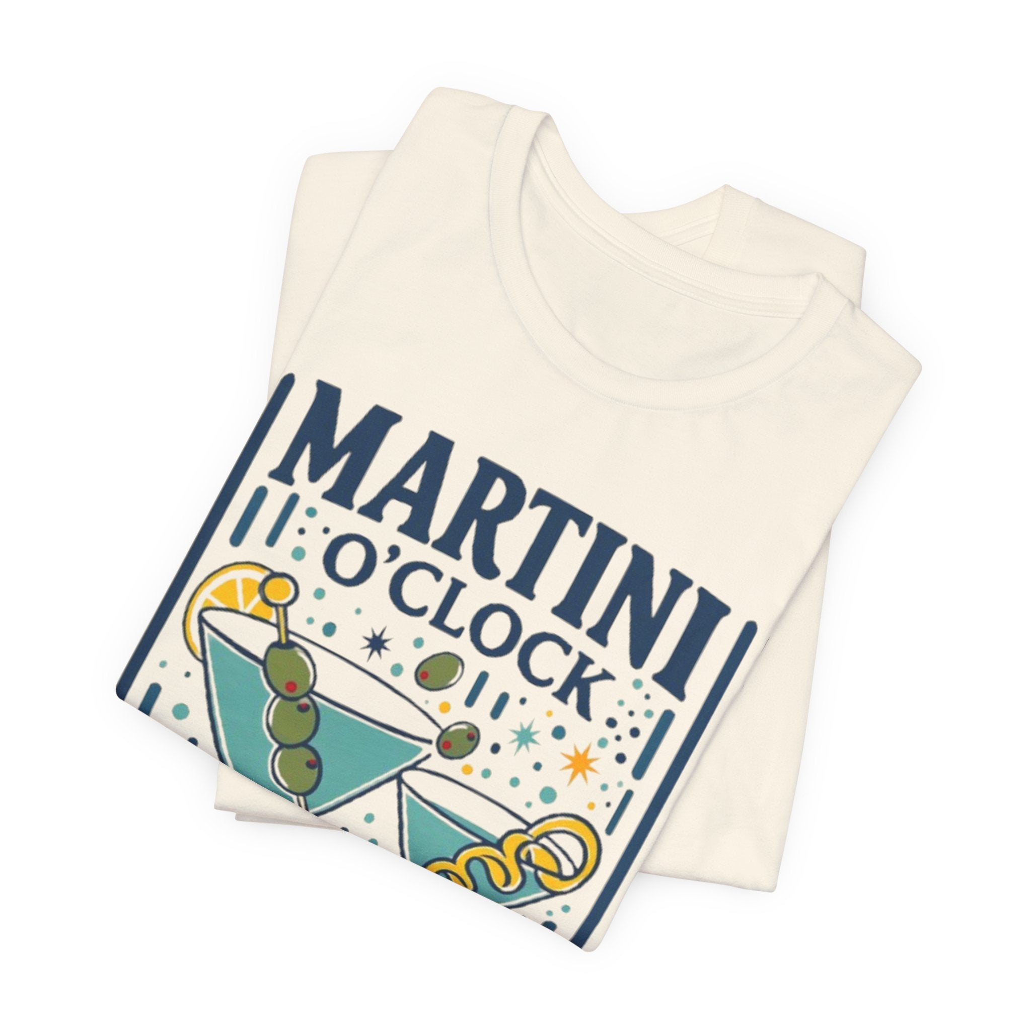 Martini O'Clock Martini Tee | Cocktail Graphic Shirt
