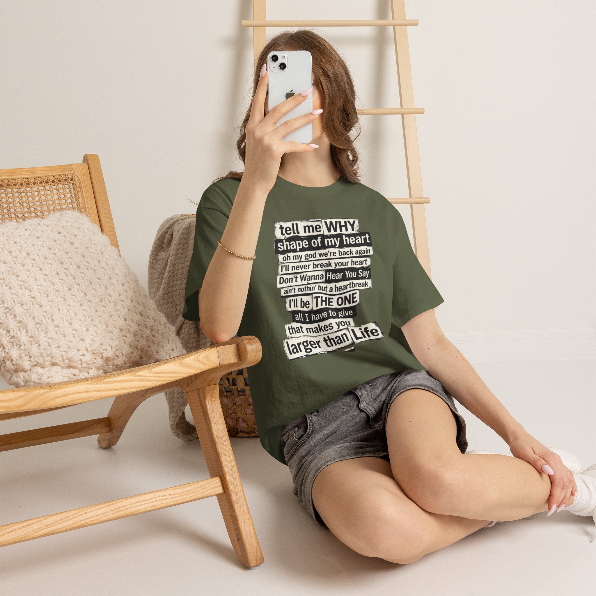 90's Boy Band Nostalgia Lyrics Tee | Concert Shirt for Vegas Sphere Residency