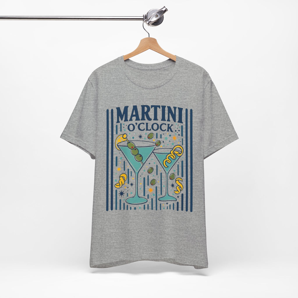 Martini O'Clock Martini Tee | Cocktail Graphic Shirt