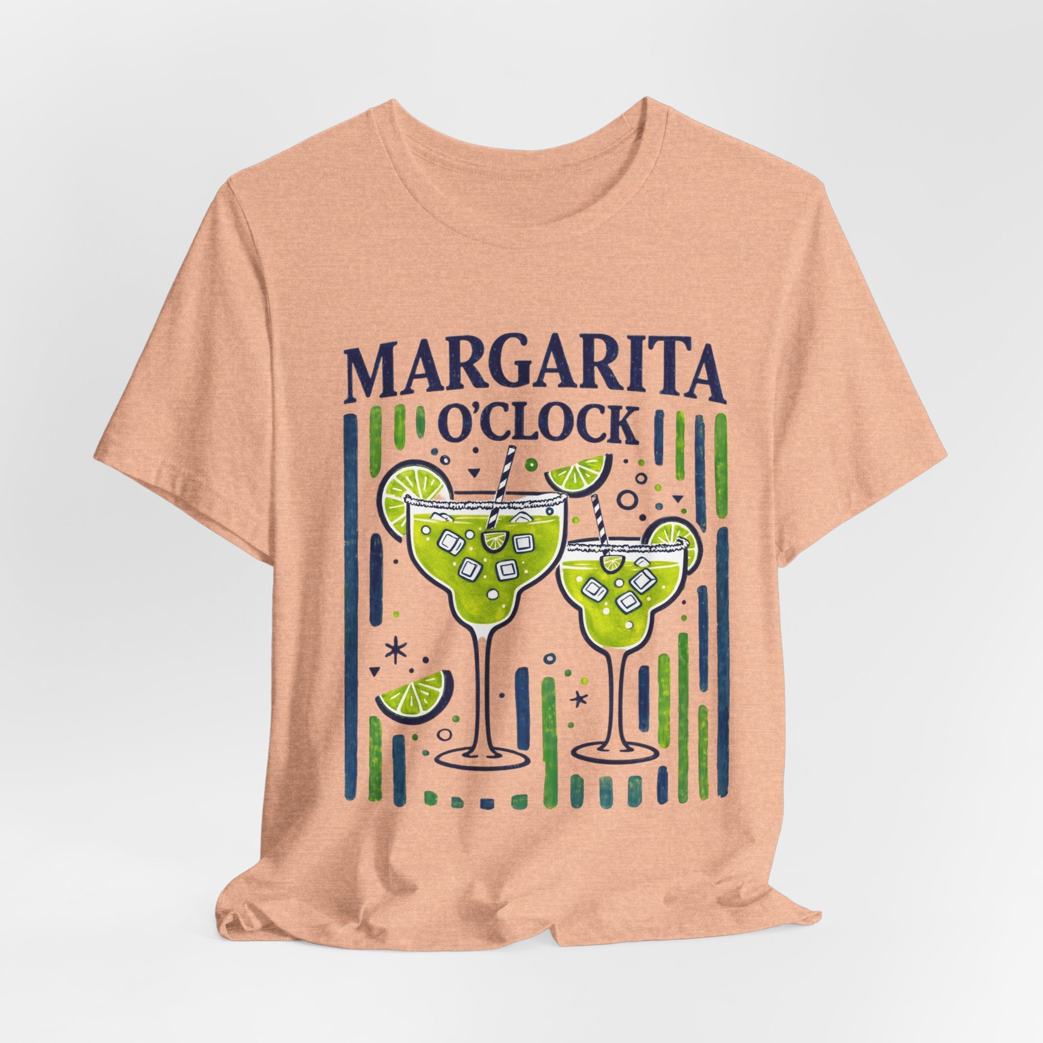 Margarita O'Clock Tee | Margarita Glasses Illustration