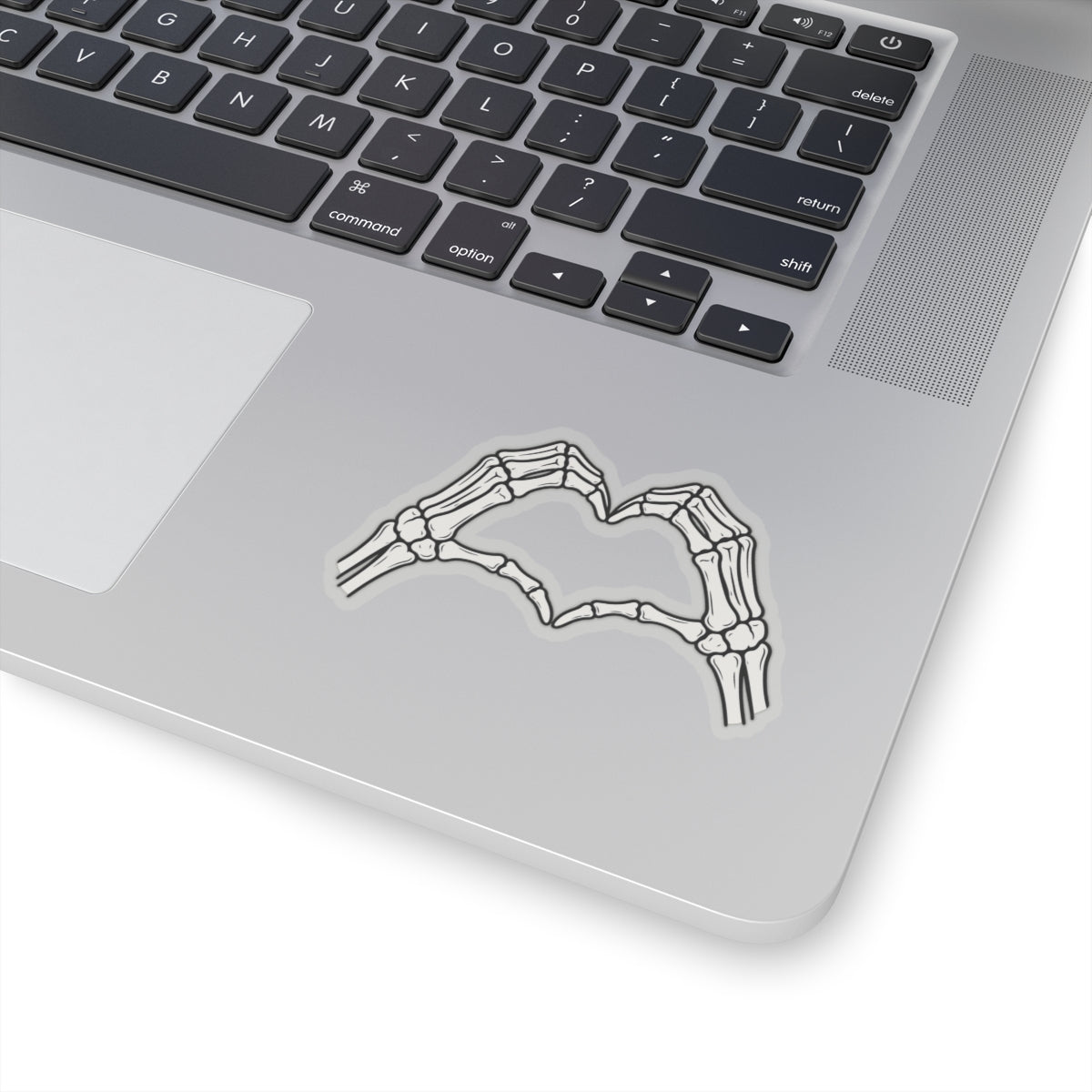 Skeleton Hands Heart Kiss-Cut Stickers | Bone Hand Heart Sticker