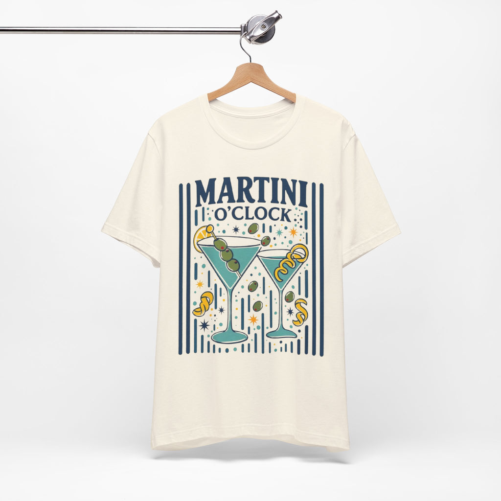 Martini O'Clock Martini Tee | Cocktail Graphic Shirt