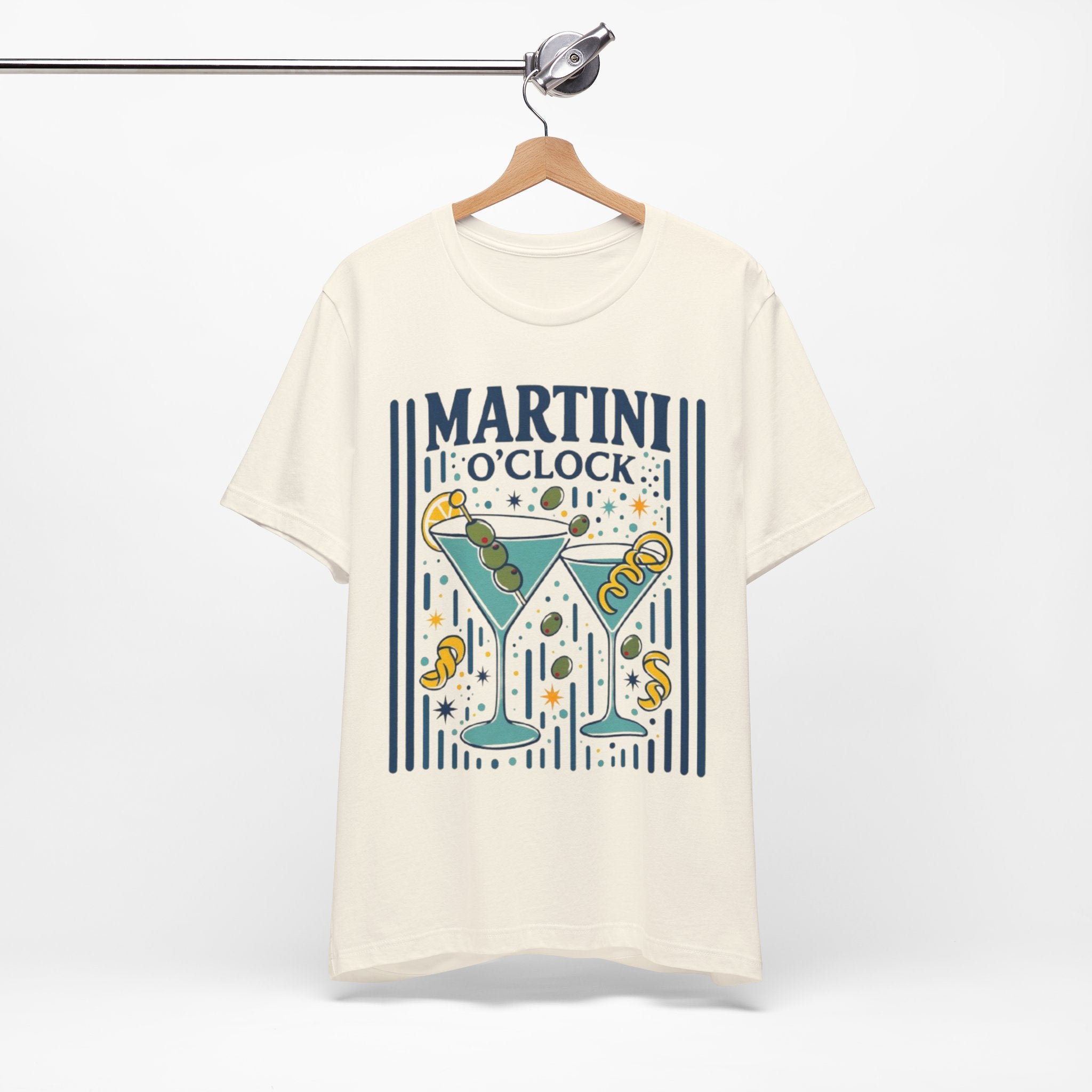 Martini O'Clock Martini Tee | Cocktail Graphic Shirt