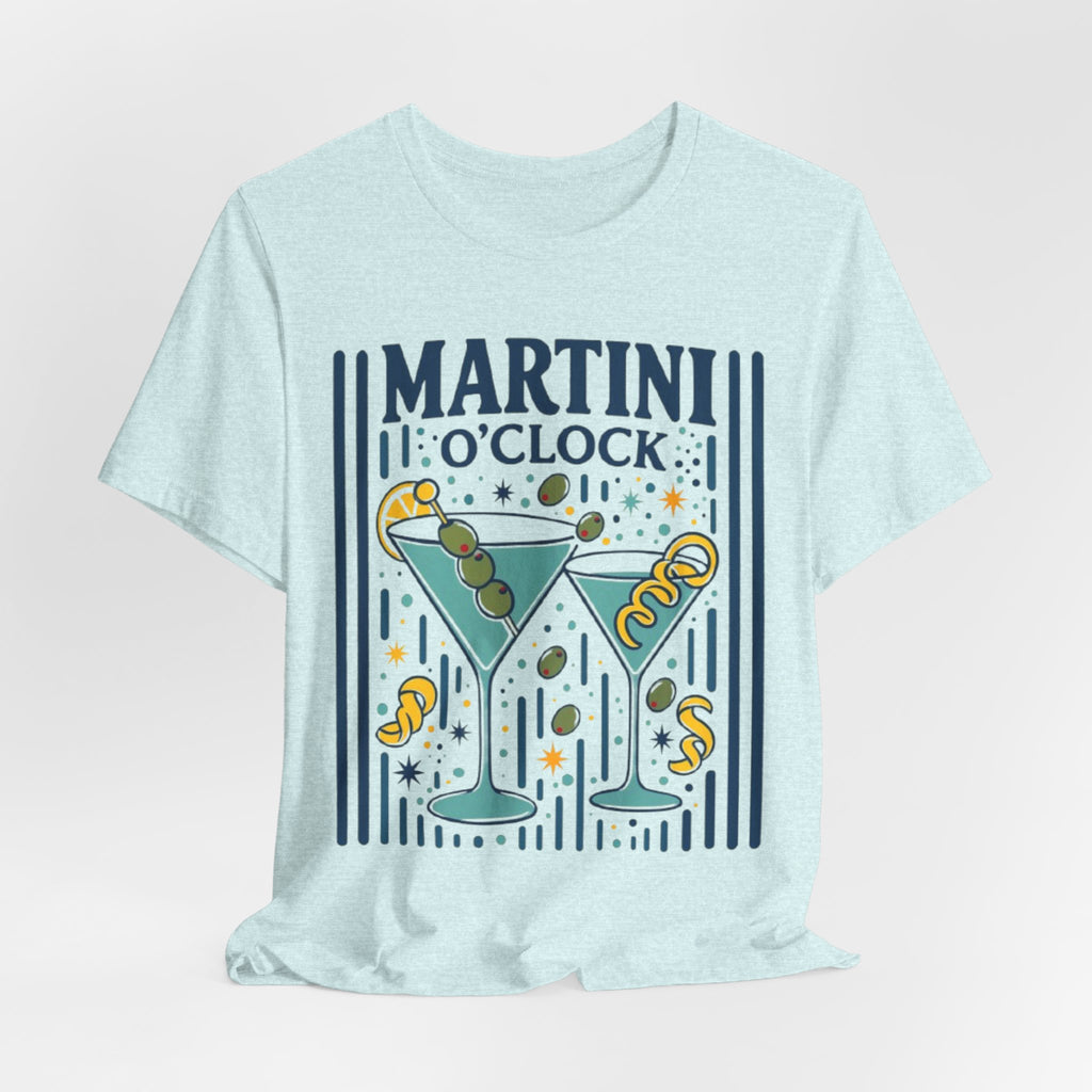 Martini O'Clock Martini Tee | Cocktail Graphic Shirt