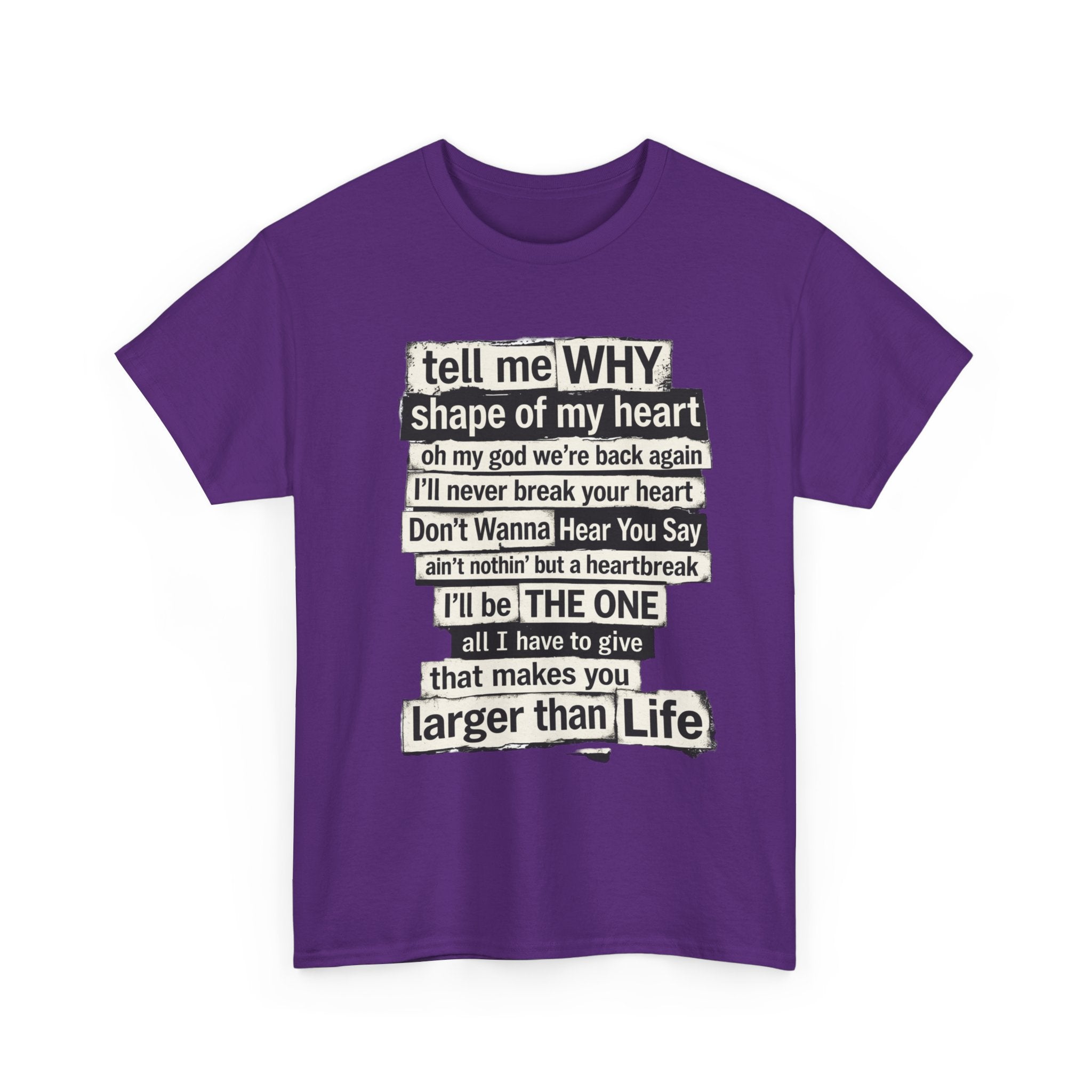 90's Boy Band Nostalgia Lyrics Tee | Concert Shirt for Vegas Sphere Residency