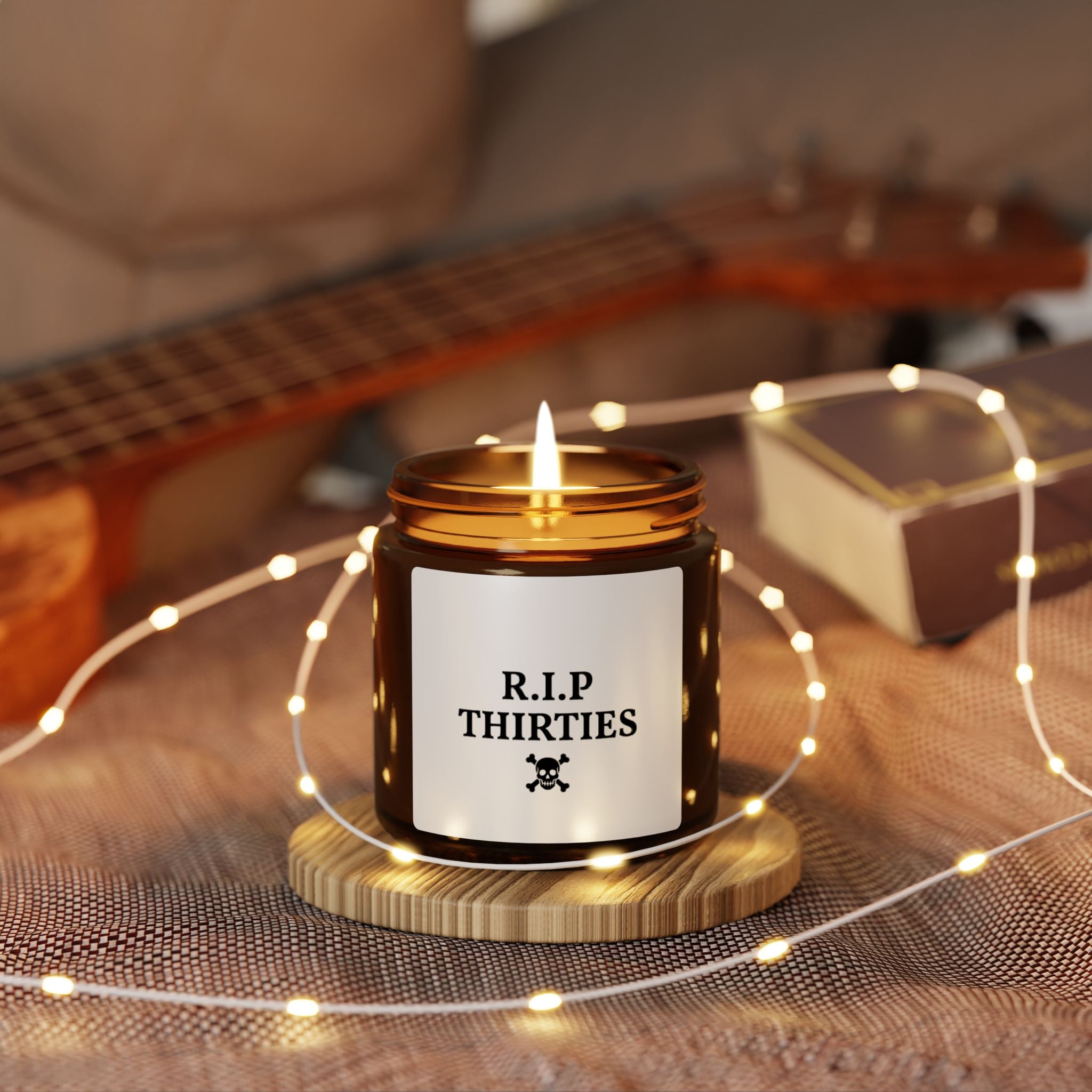R.I.P. Thirties Candle amber jar | Soy Candle