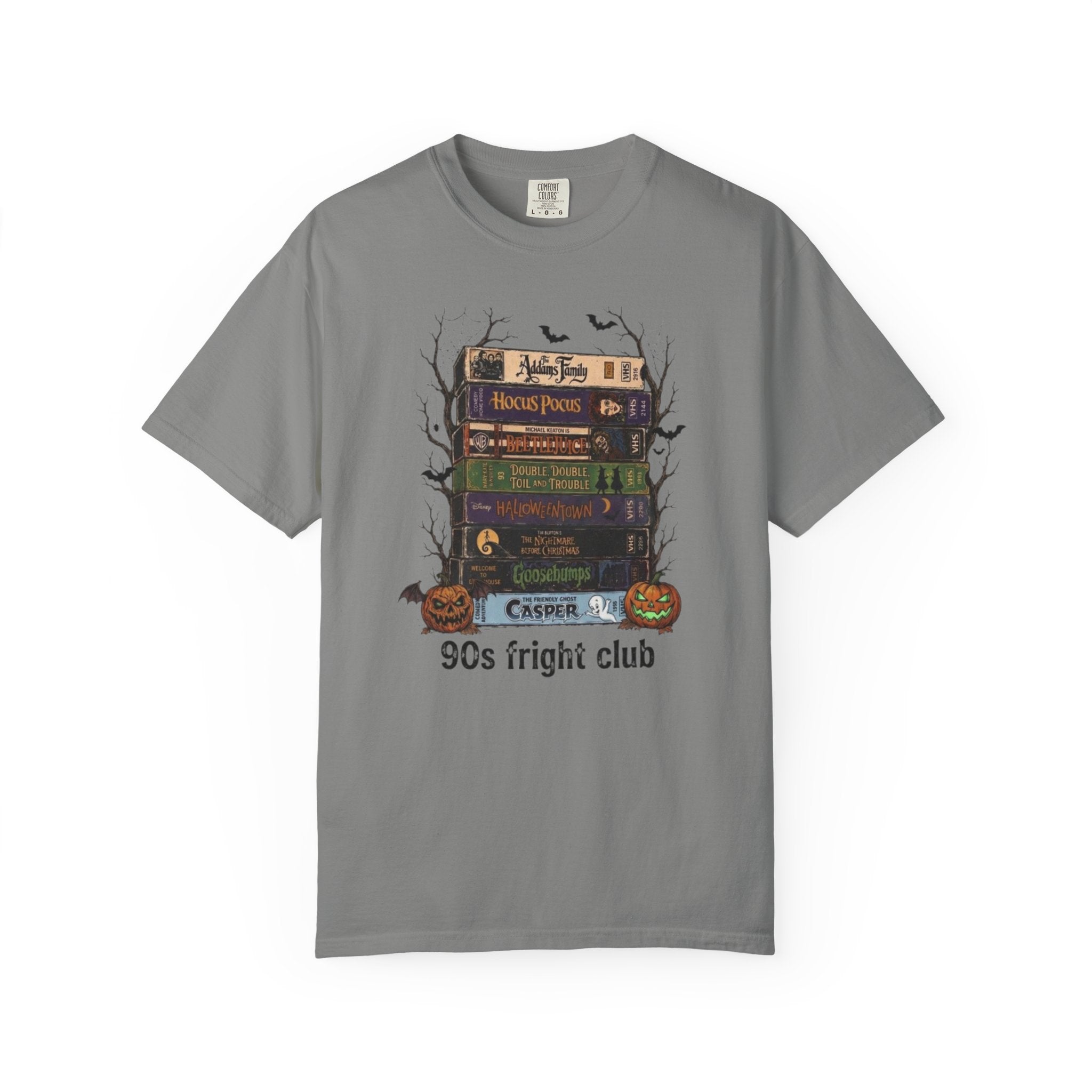 90s Fright Club Shirt | Vintage Nostalgic Spooky Movie Stack Comfort Colors Tee