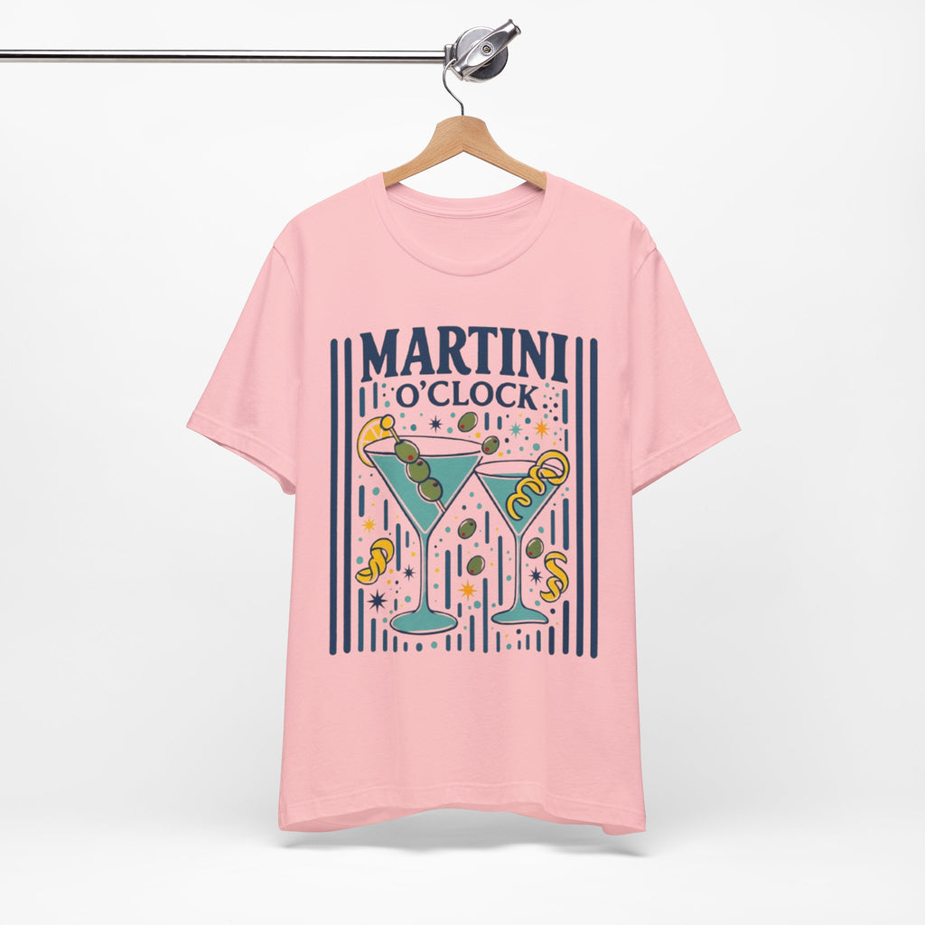 Martini O'Clock Martini Tee | Cocktail Graphic Shirt