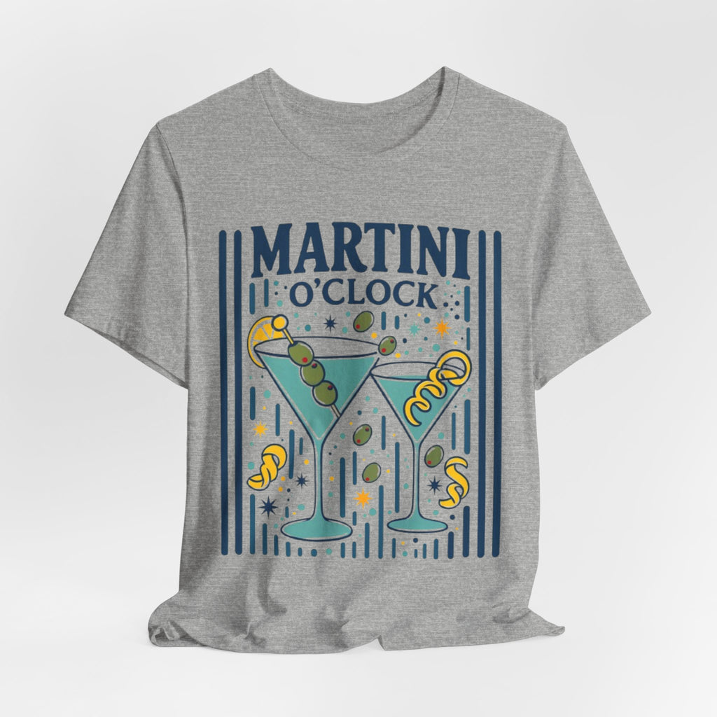 Martini O'Clock Martini Tee | Cocktail Graphic Shirt