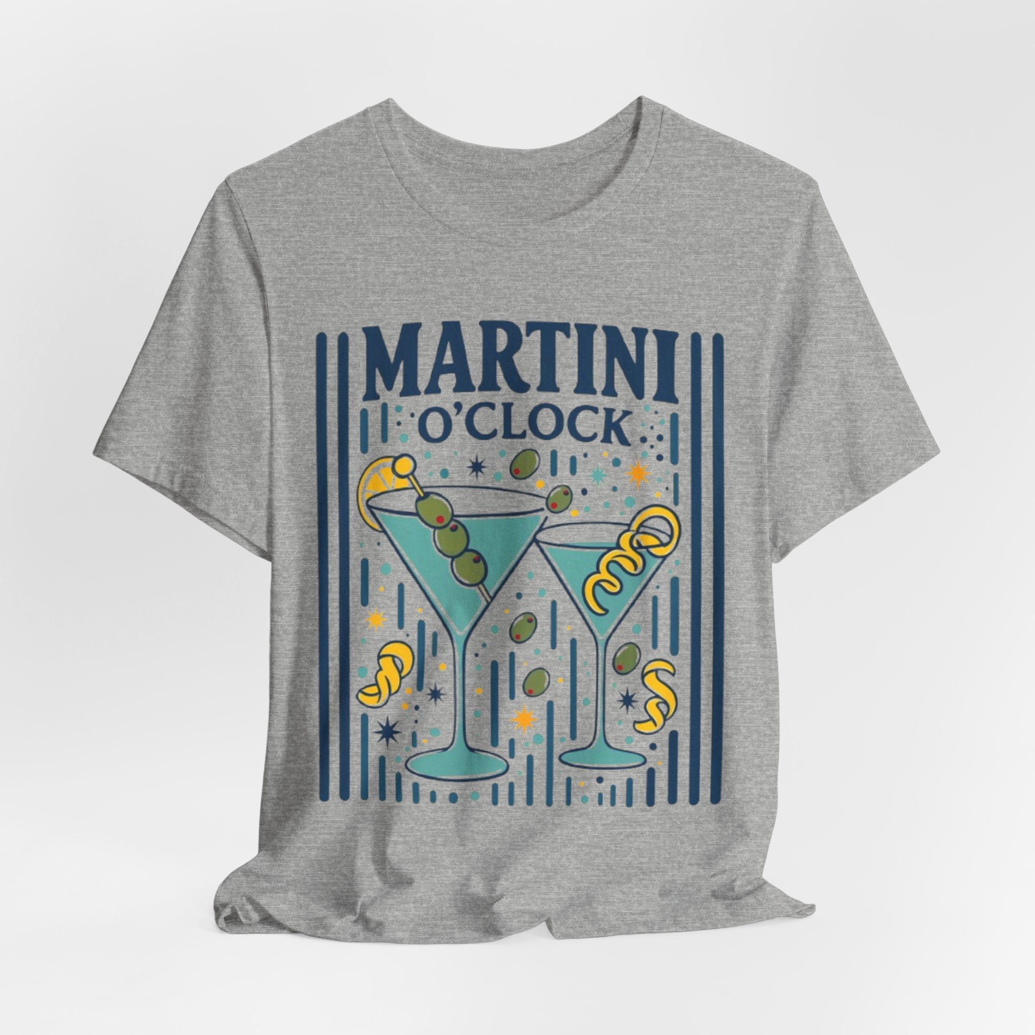 Martini O'Clock Martini Tee | Cocktail Graphic Shirt