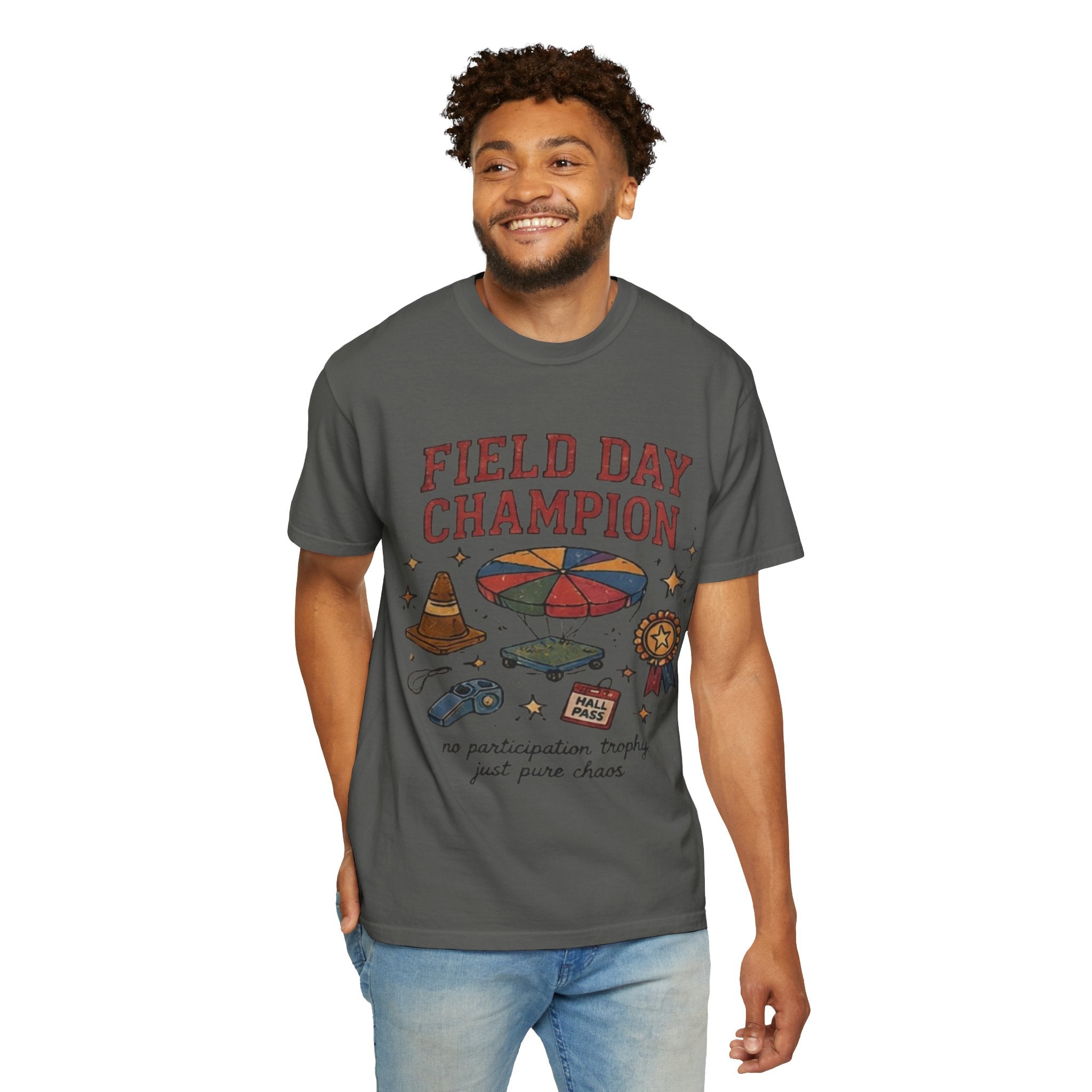 Vintage Field Day Shirt, 90s School Gym Class Parachute Tee, Retro Teacher T-Shirt, Nostalgia Graphic Tee