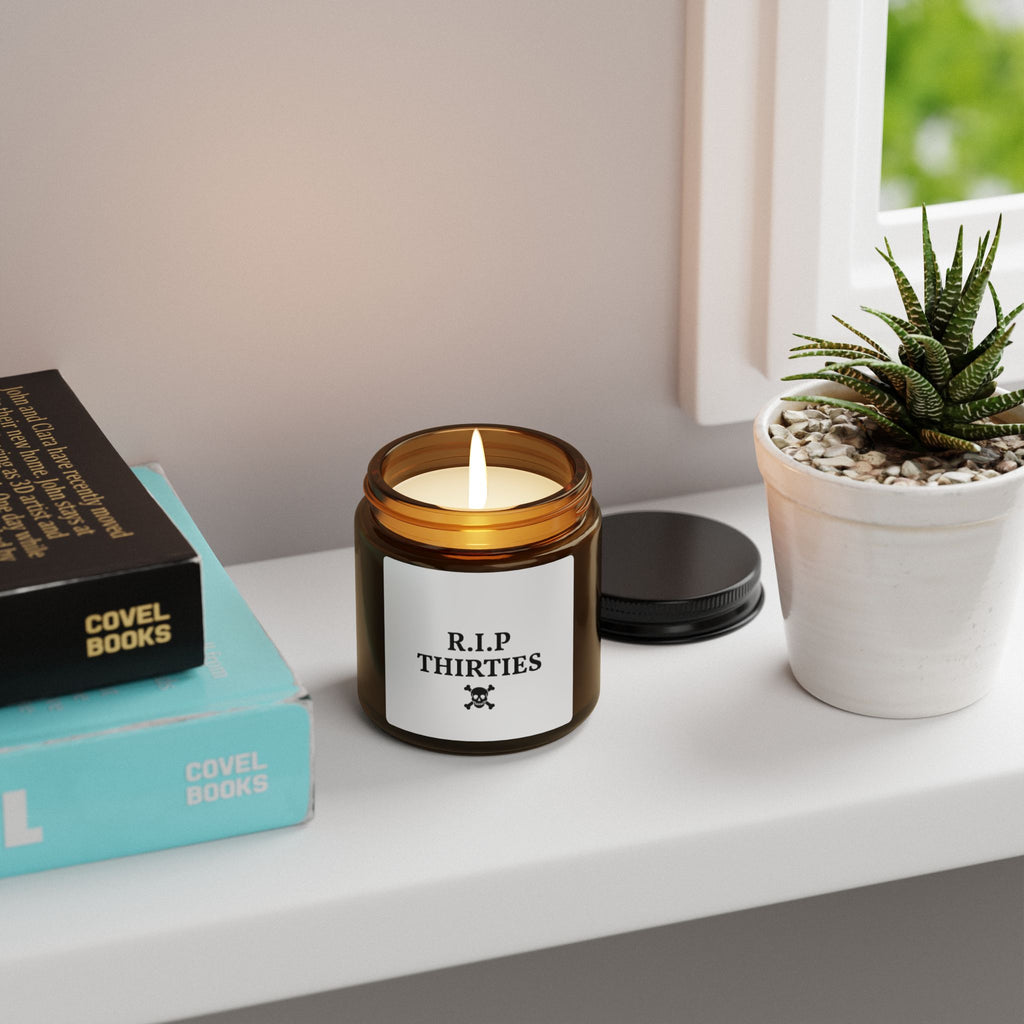 R.I.P. Thirties Candle amber jar | Soy Candle