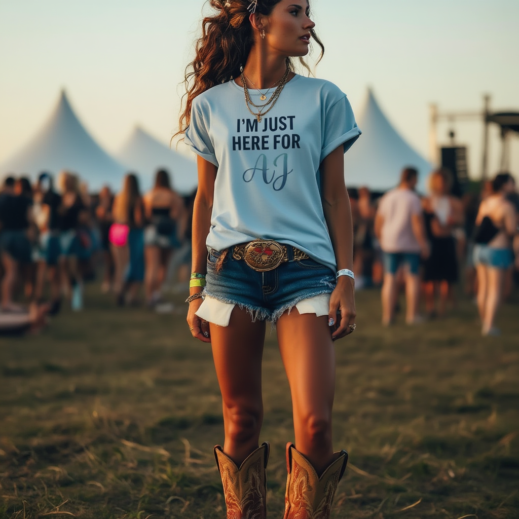 I'm Just Here For AJ Shirt | Fan Girl Concert Tee | BSB Shirt | Vegas Residency Group Shirts | Matching Fan Apparel