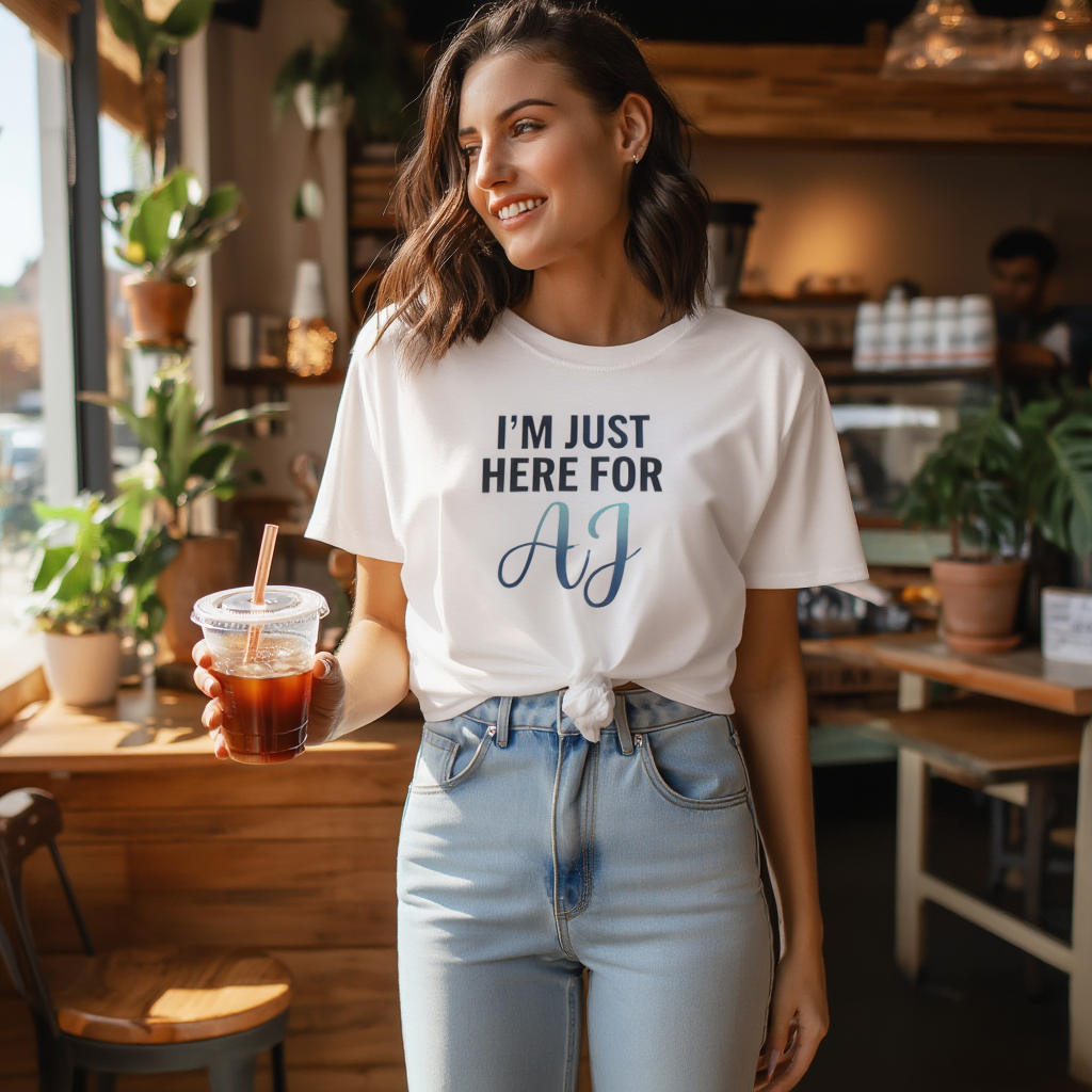 I'm Just Here For AJ Shirt | Fan Girl Concert Tee | BSB Shirt | Vegas Residency Group Shirts | Matching Fan Apparel