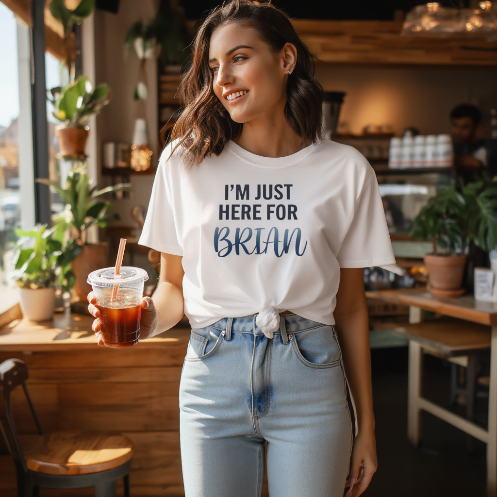 I'm Just Here For Brian Shirt | Fan Girl Concert Tee | Boy Band Shirt | Vegas Residency Group Shirts | Matching Fan Apparel