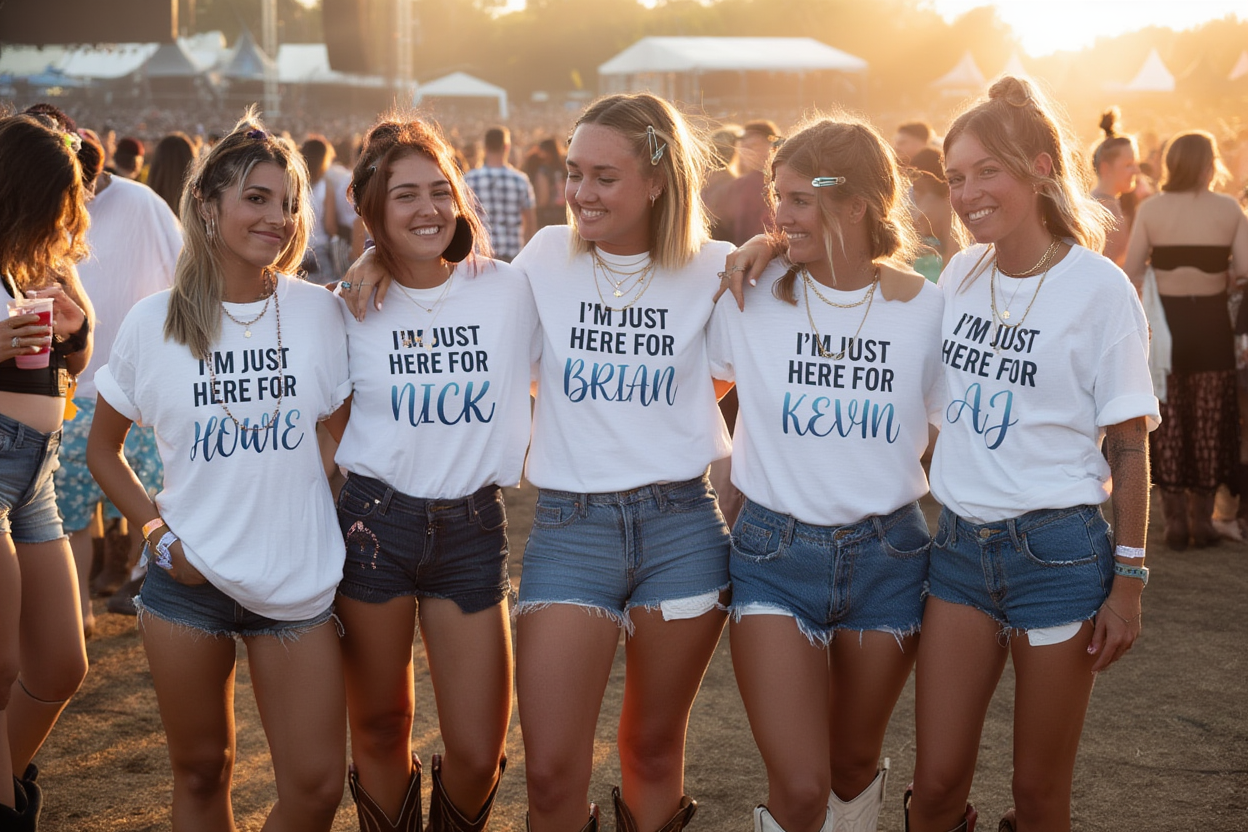 I'm Just Here For Brian Shirt | Fan Girl Concert Tee | Boy Band Shirt | Vegas Residency Group Shirts | Matching Fan Apparel