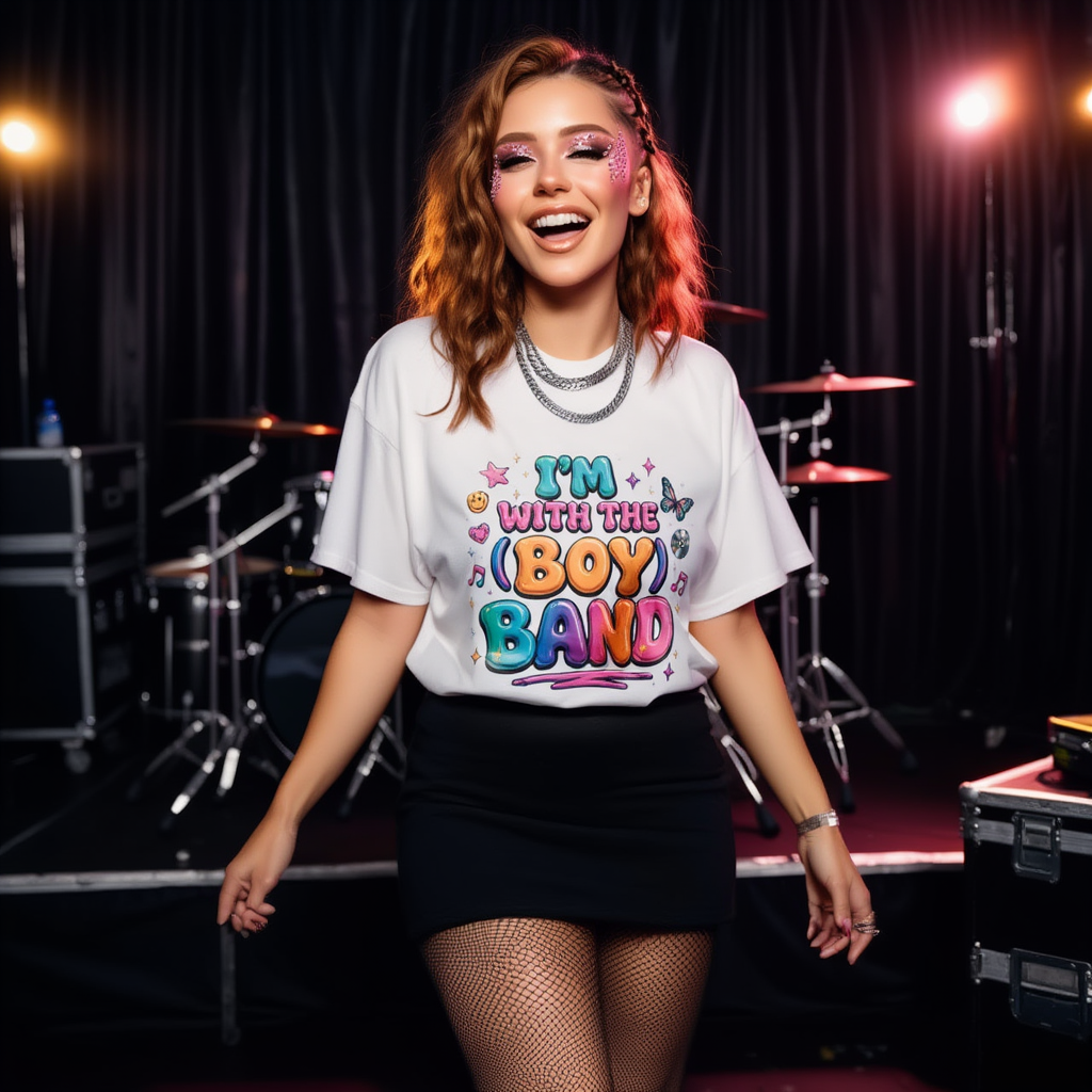Im With The Boy Band Y2K Graphic Tee | Retro 90s Aesthetic T-Shirt | Concert & Festival Outfit