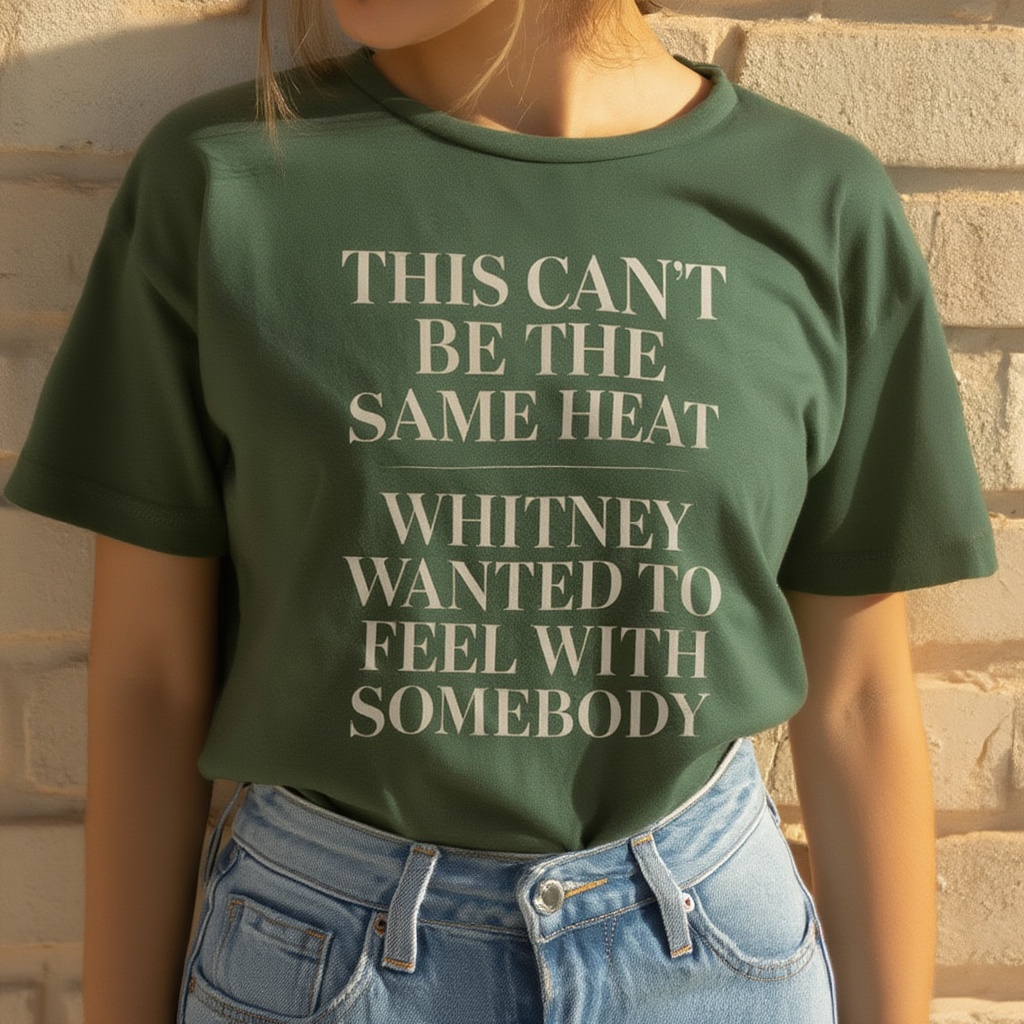 This Can't Be The Same Heat Whitney Wanted To Feel With Somebody T-Shirt | Retro Unisex Comfort Colors Shirt