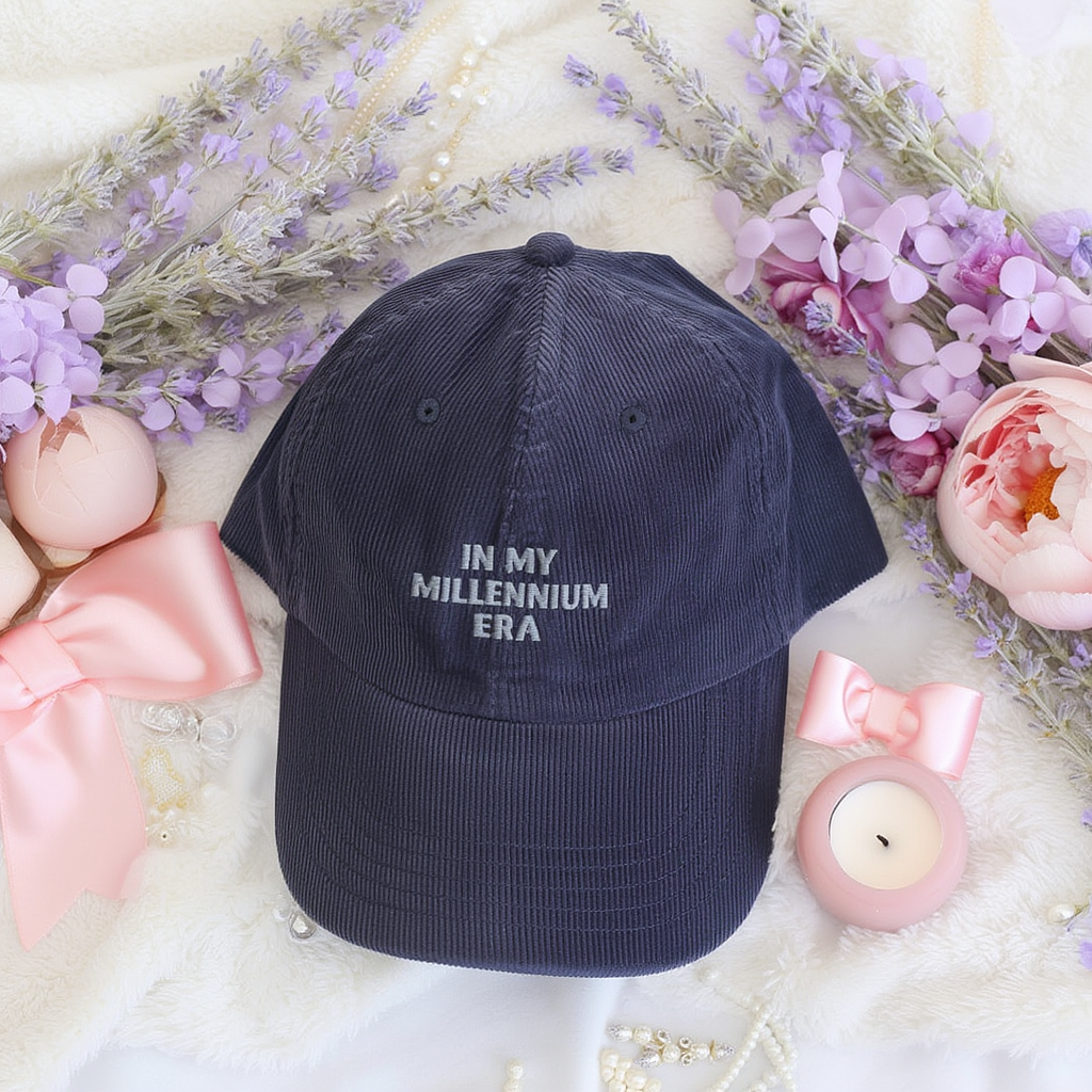 90s Boy Band Nostalgia Tee Millennium Embroidered Vintage Corduroy Cap