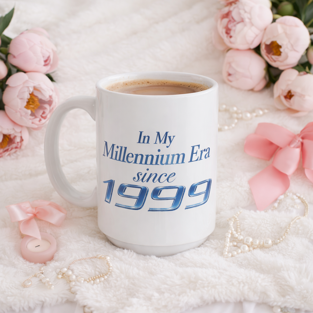 In My Millennium Era since 1999 Mug | Ceramic Coffee Cup