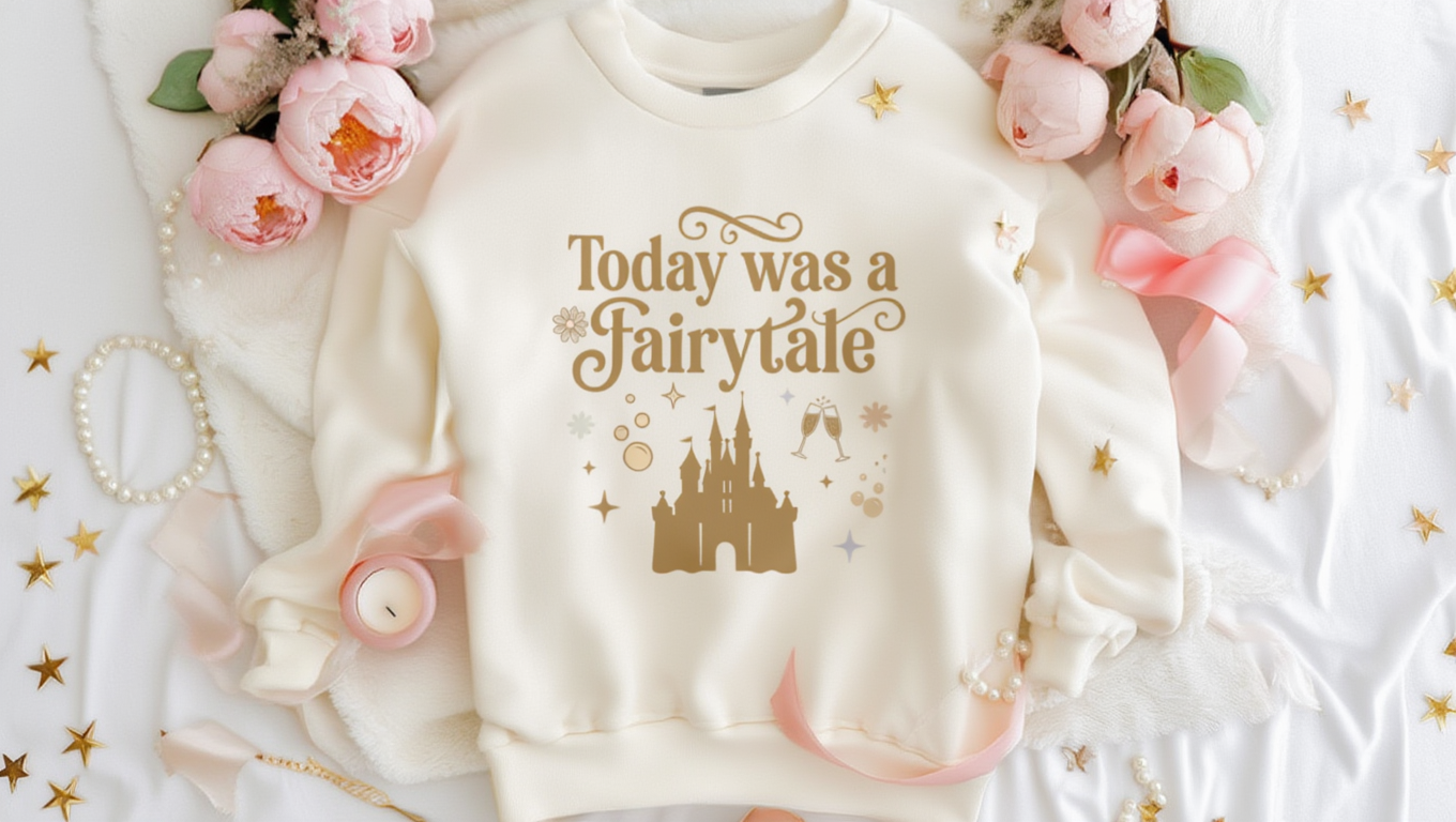 Today Was a Fairytale Sweatshirt | Castle Crewneck