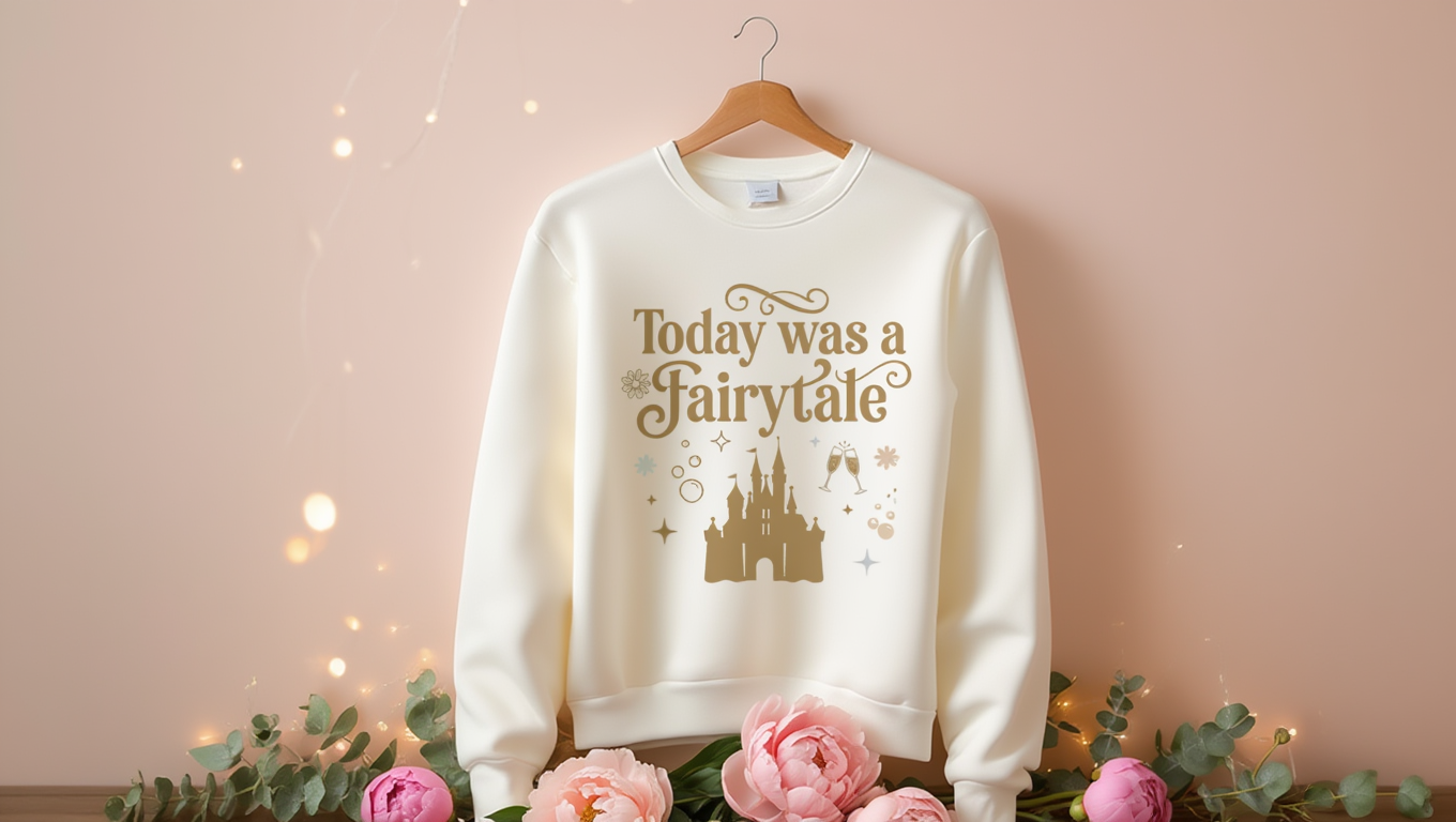 Today Was a Fairytale Sweatshirt | Castle Crewneck
