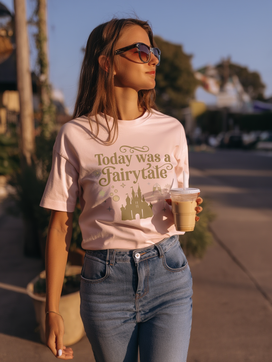 Today Was a Fairytale T-Shirt | Theme Park Graphic Tee