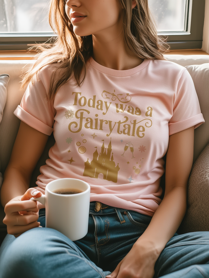 Today Was a Fairytale T-Shirt | Theme Park Graphic Tee